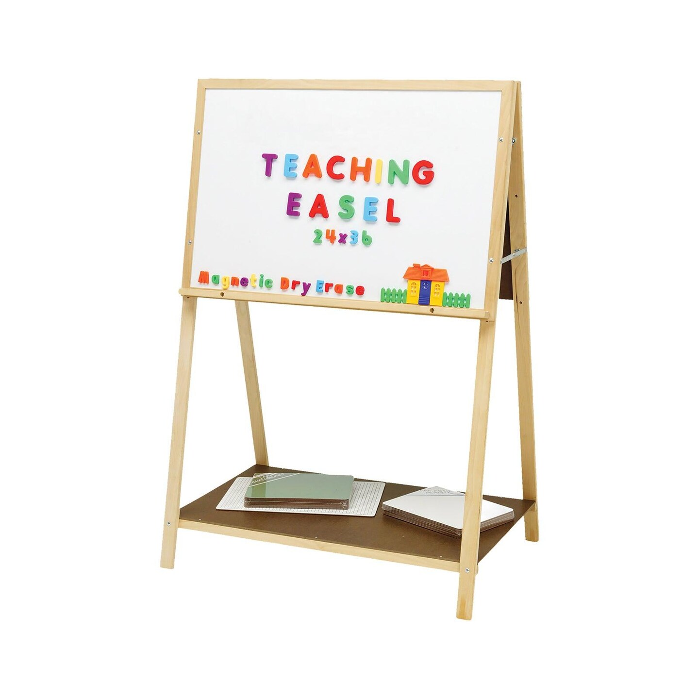 Magnetic Teaching Easel, 54&#x22; H x 36&#x22; W