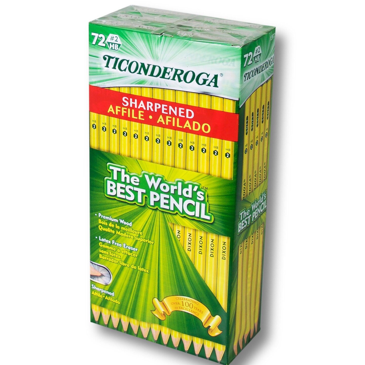 Original Ticonderoga&#xAE; Pencils, Pre-Sharpened, Box of 72