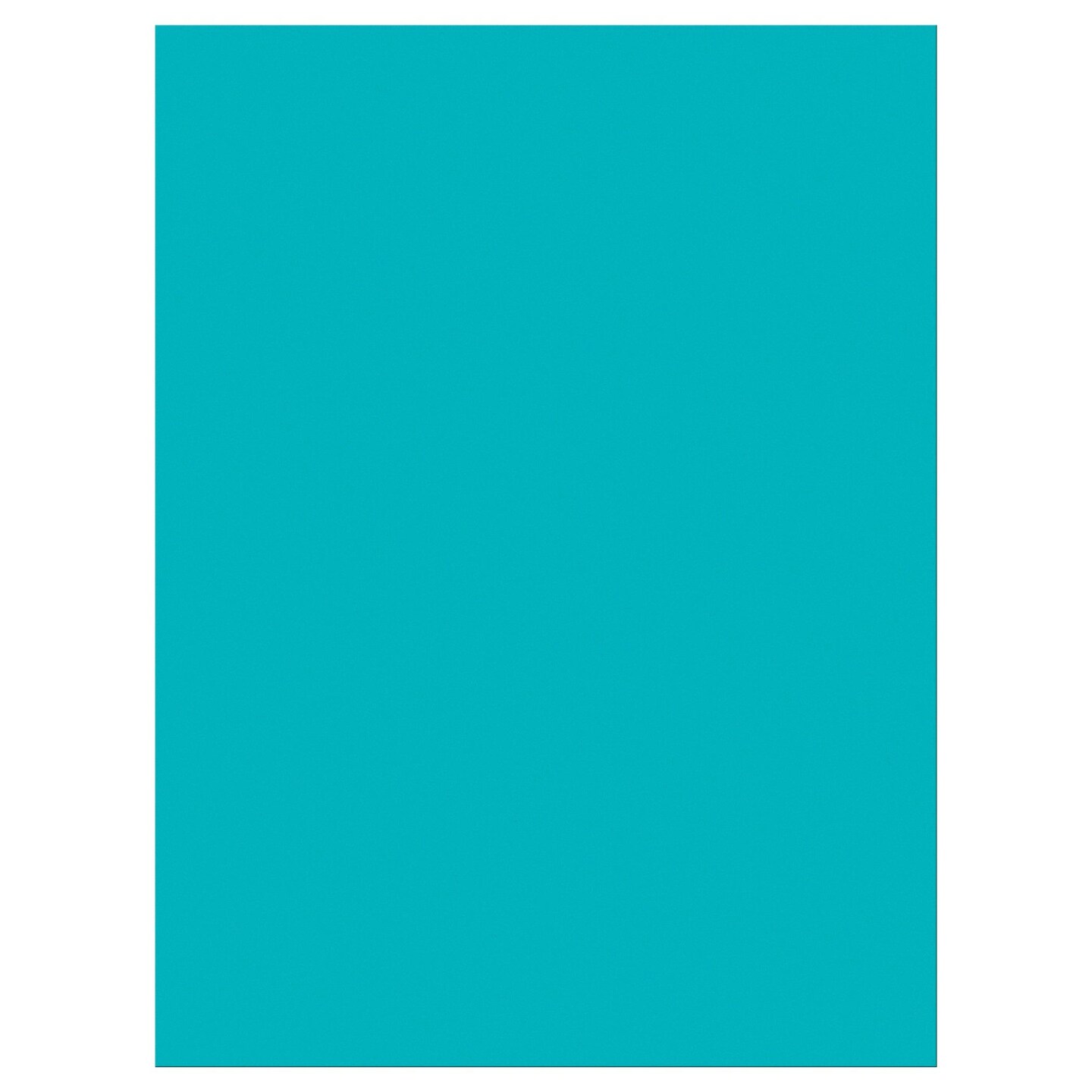 Construction Paper, Turquoise, 9&#x22; x 12&#x22;, 50 Sheets Per Pack, 10 Packs