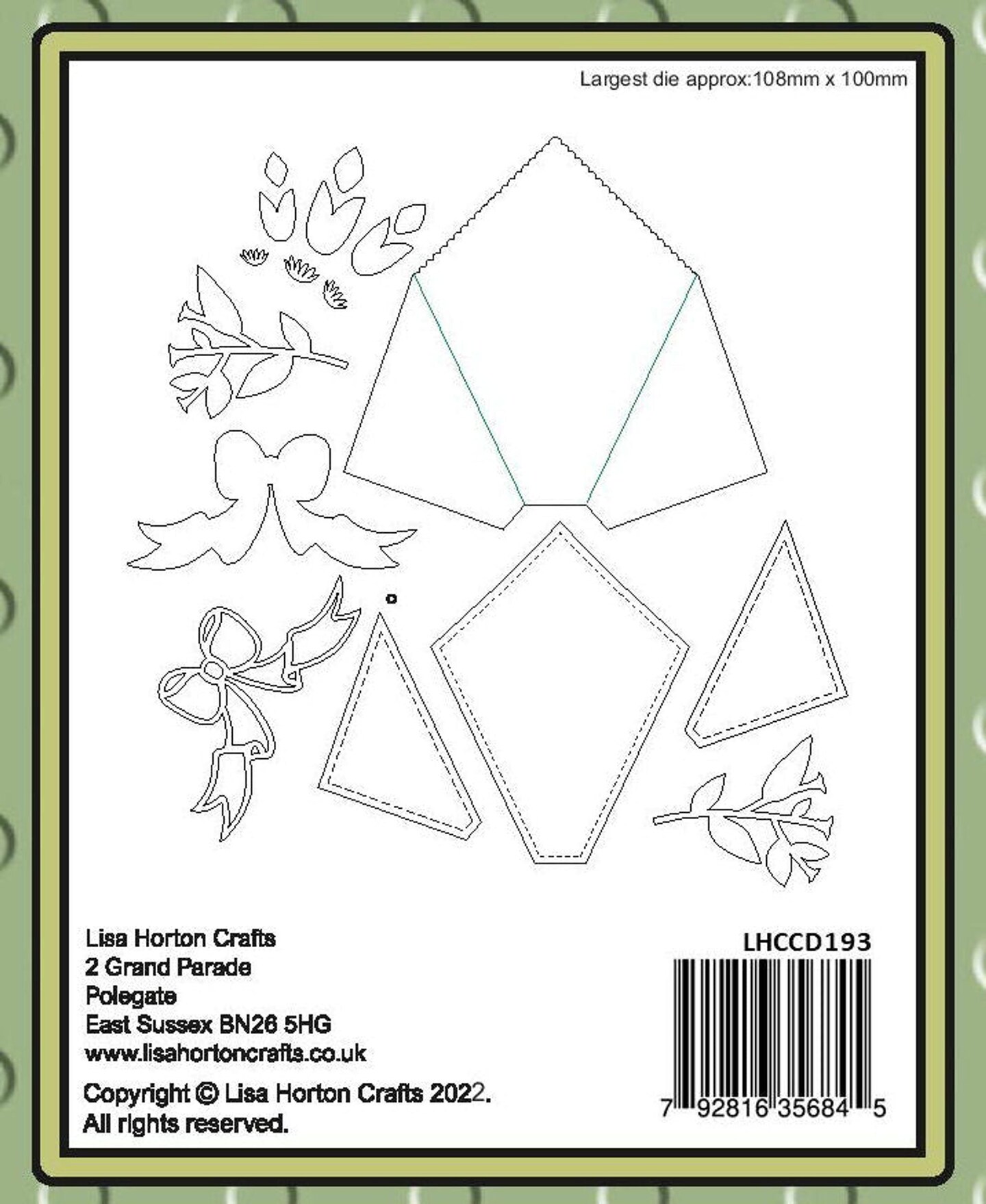 Lisa Horton --That Craft Place Lisa Horton Die Set - It&#x27;s A Wrap