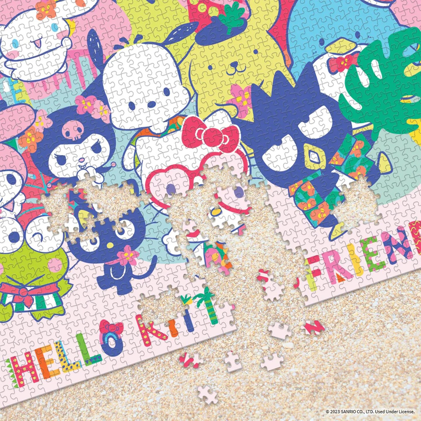 Sanrio Hello Kitty and Friends &#x22;Tropical Times&#x22; 1000 Piece Jigsaw Puzzle