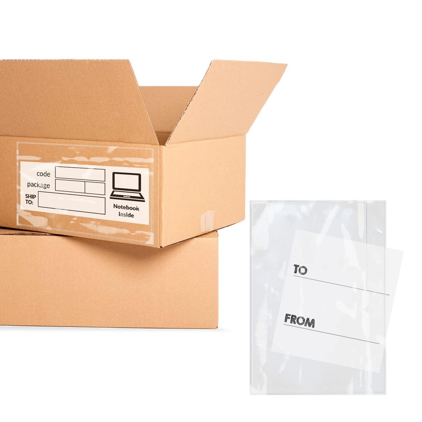 Packing List Envelopes 7 x 10 Pack of 100 Shipping Labels Sleeves 7 x 10 Plastic Clear Mailing Pouch with 2 Mil Thick Waterproof SelfAdhesive Packing Pouches for Shipping Documents