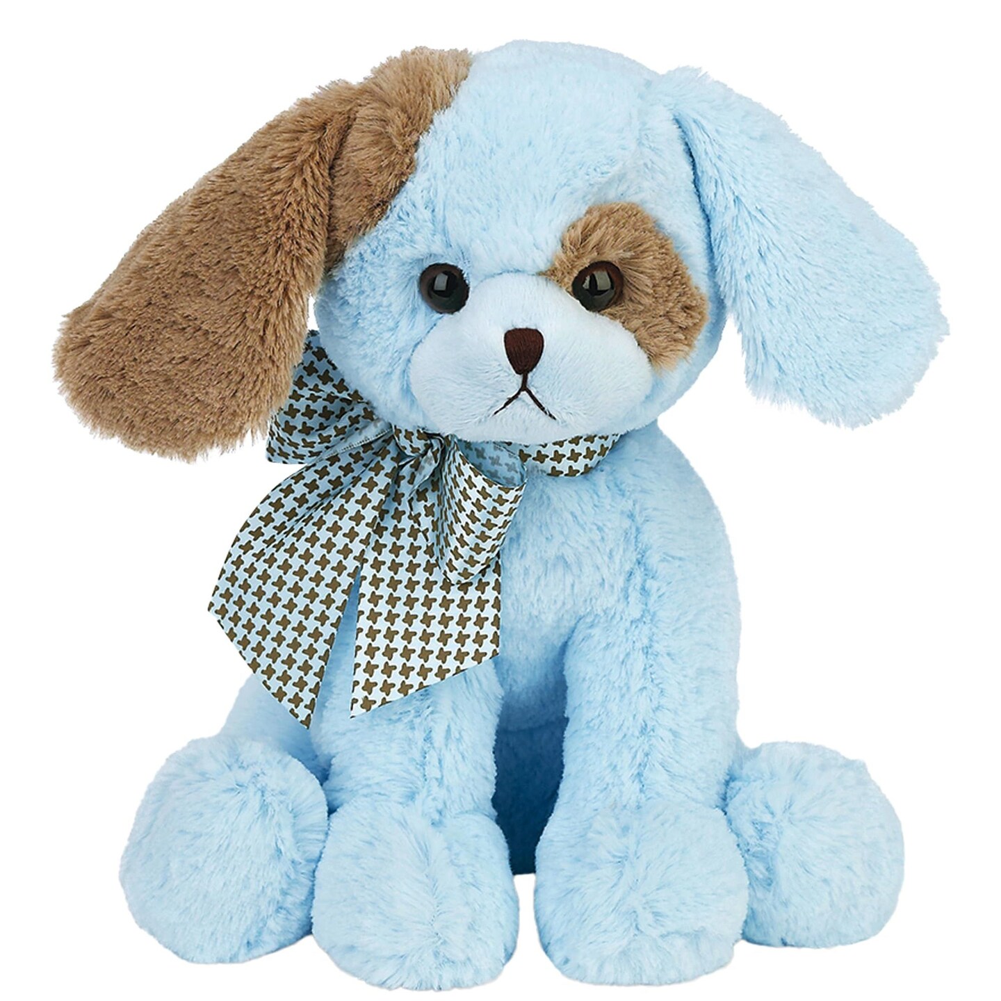 Bearington Baby Waggles Lullaby, Animated Musical Puppy Dog (Blue) 13&#x22;