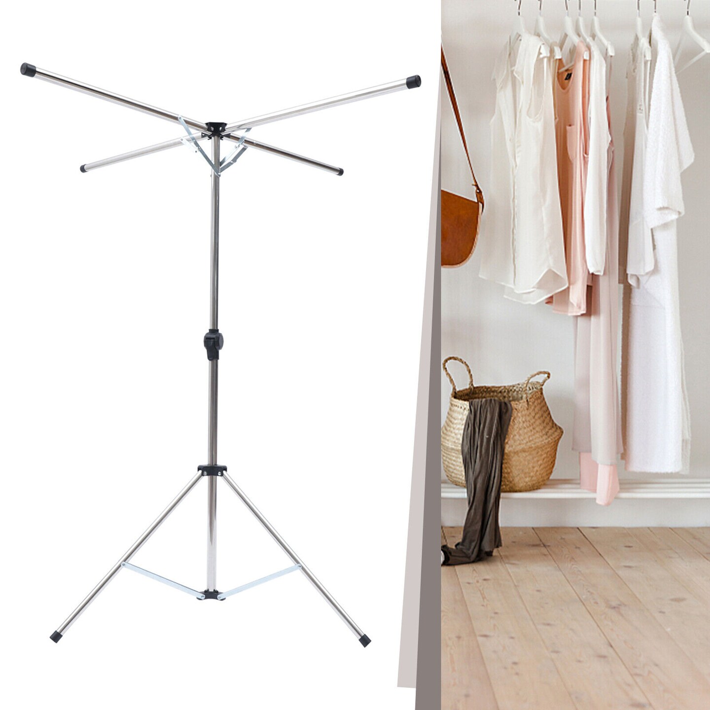 Tripod clothes hanger sale