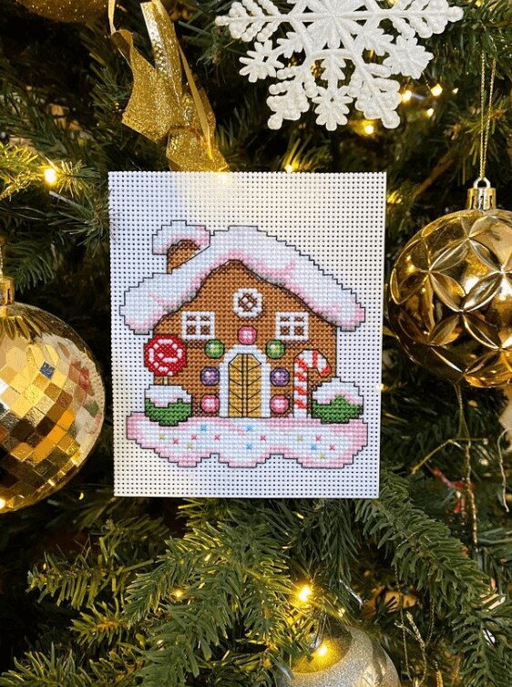 &#x22;Christmas Sweets&#x22; Counted Cross-Stitch Kit