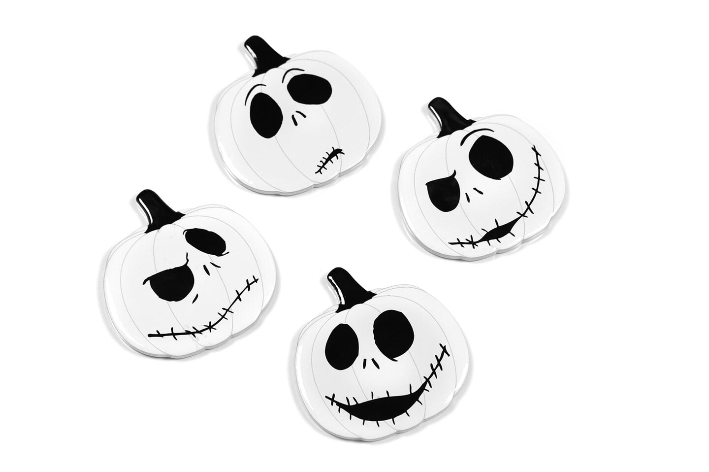 Nightmare Before Christmas Jack Skellington Pumpkin King Drink Coasters | 4 Pack