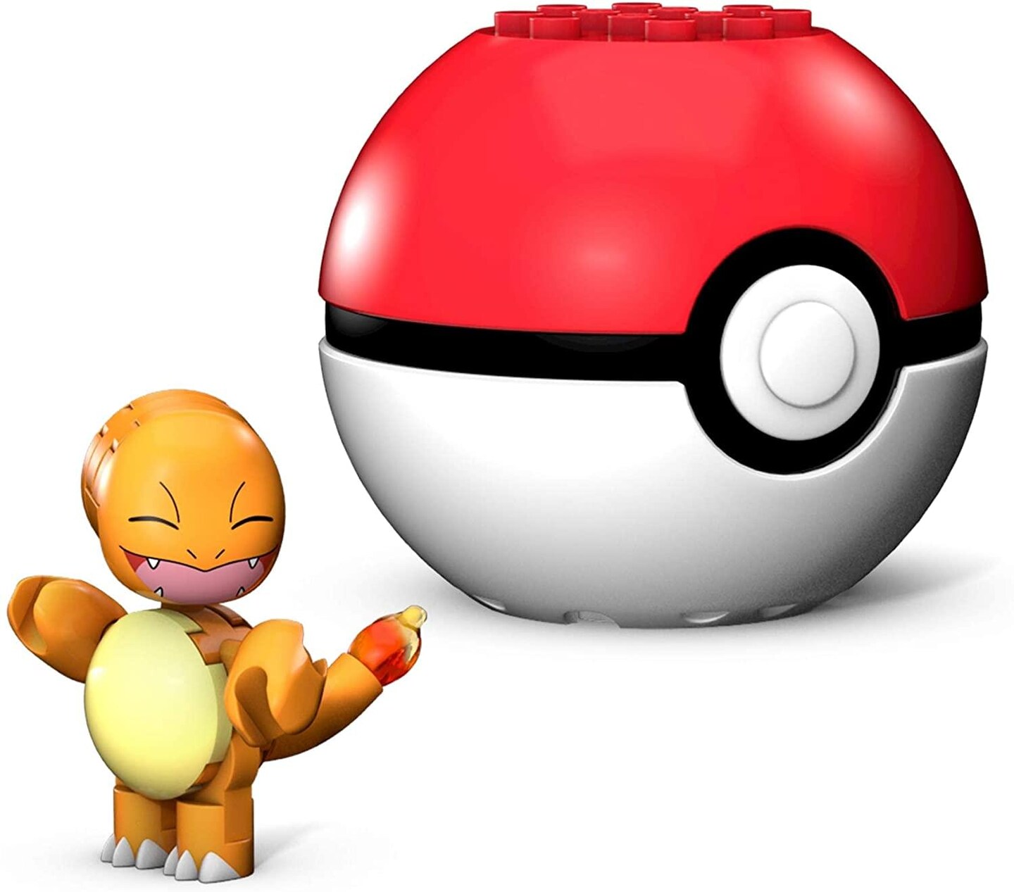 Pokemon Mega Construx Building Set | Charmander w/ Poke Ball