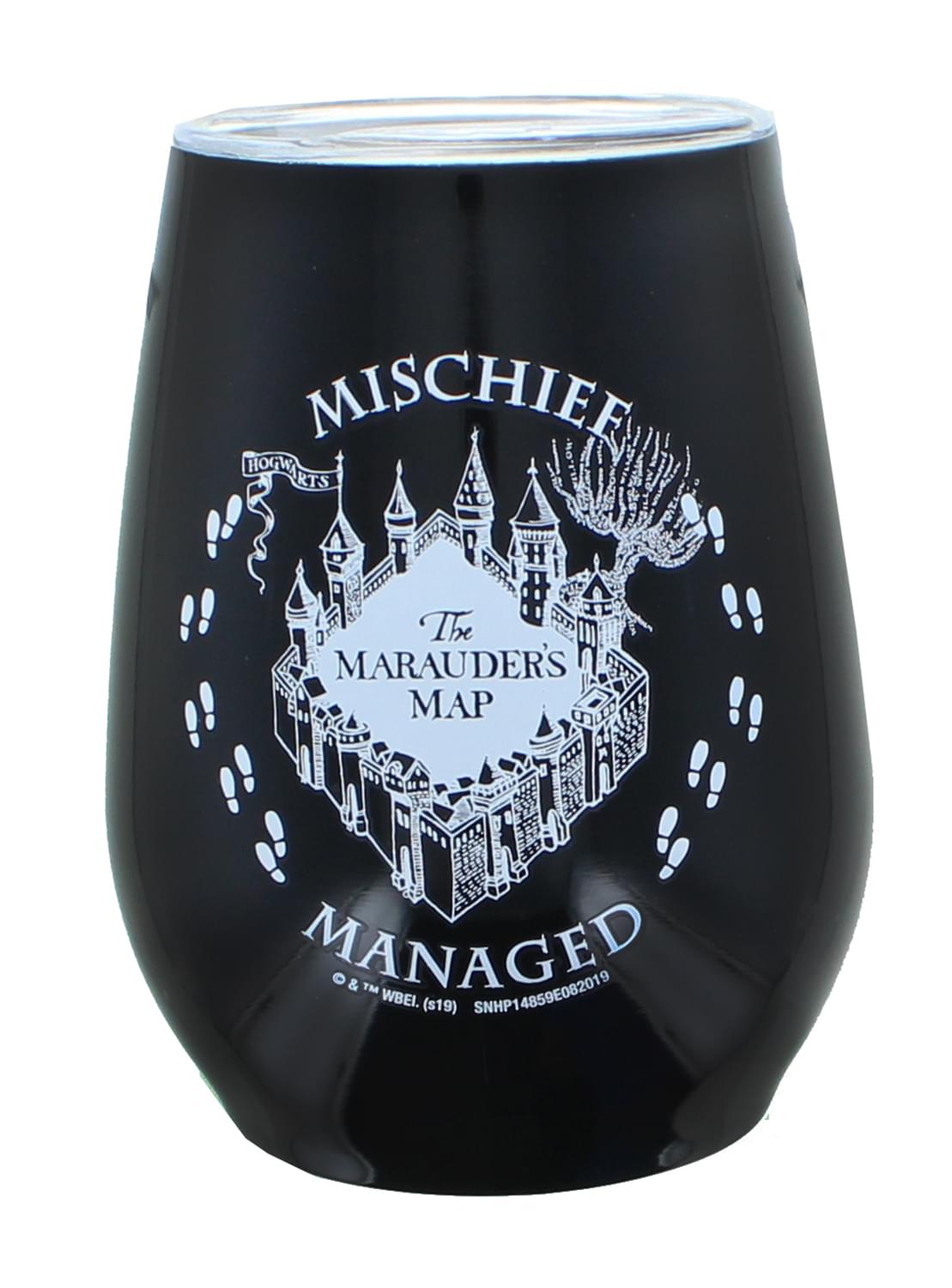 Harry Potter Marauders Map Mischief Managed 10oz Stainless Steel Tumbler w/ Lid