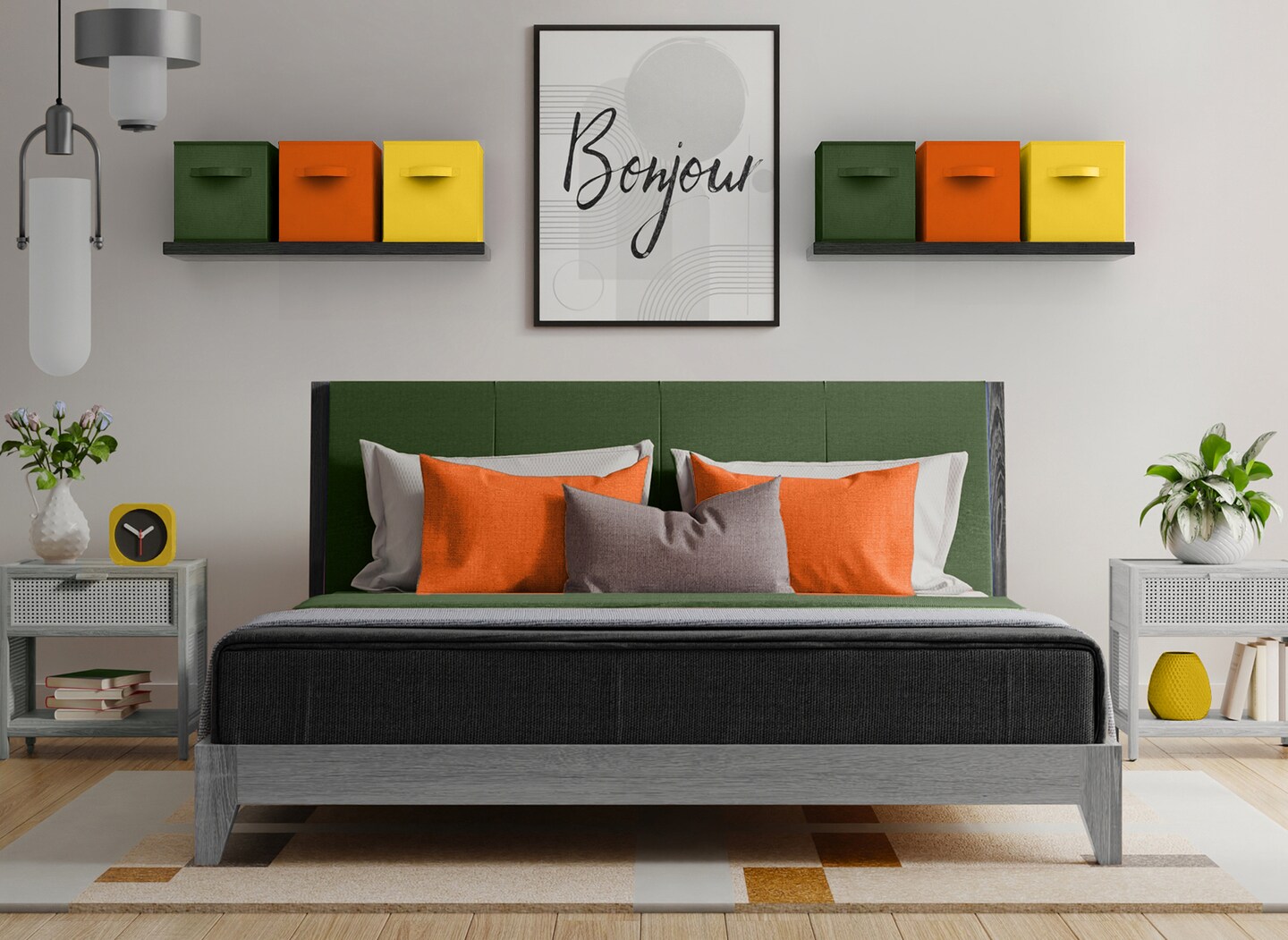 Sorbus 6 Pack 11 Inch Foldable Storage Cubes with Handles- for Organizing Home, Shelves, Nursery, Playroom, Closet and More