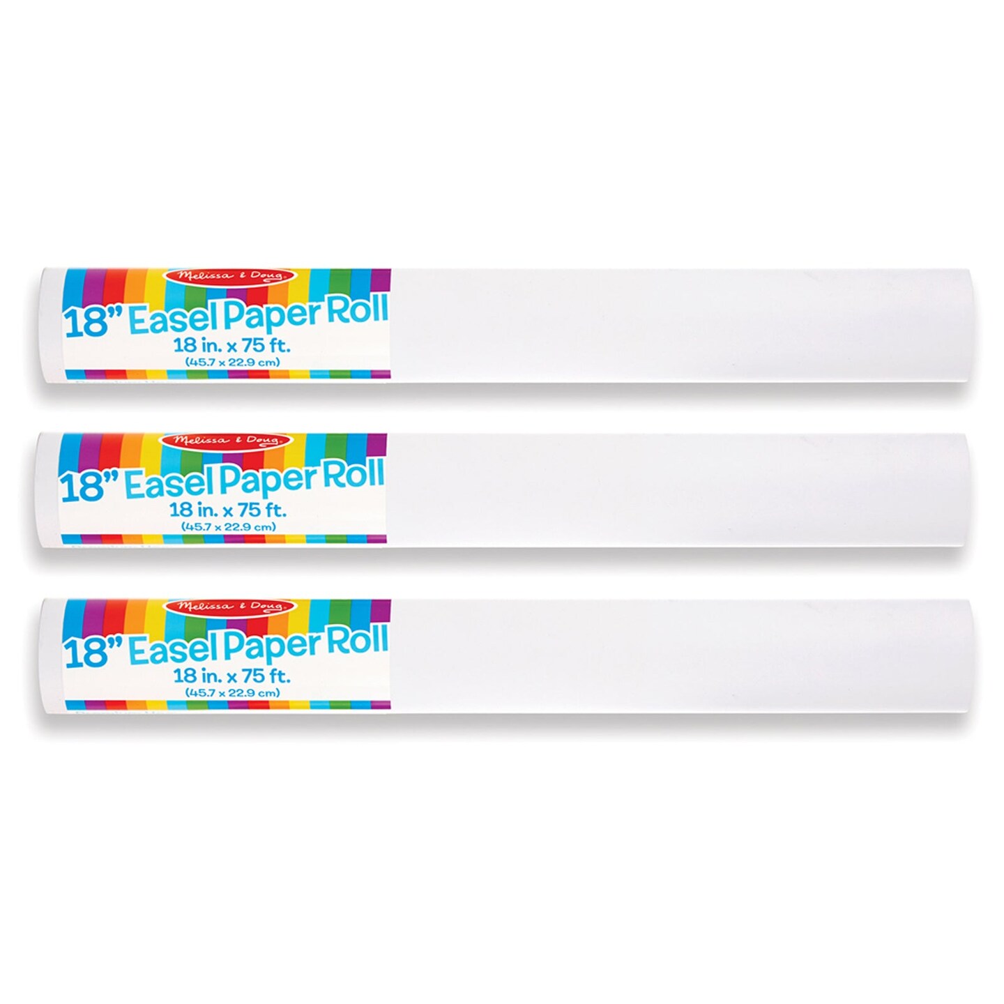 Easel Paper Roll, 18&#x22; x 75&#x27;, 3 Rolls