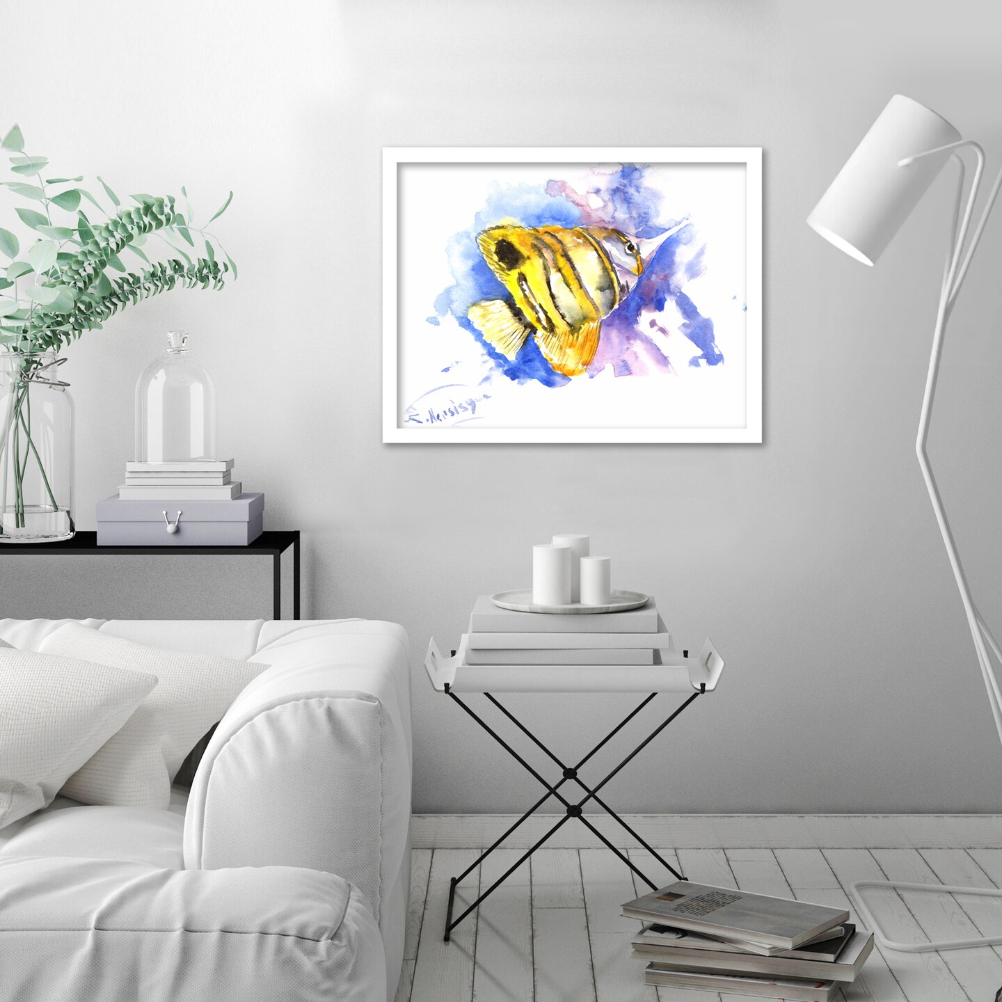 Angelfish Copperhead by Suren Nersisyan  Framed Print - Americanflat