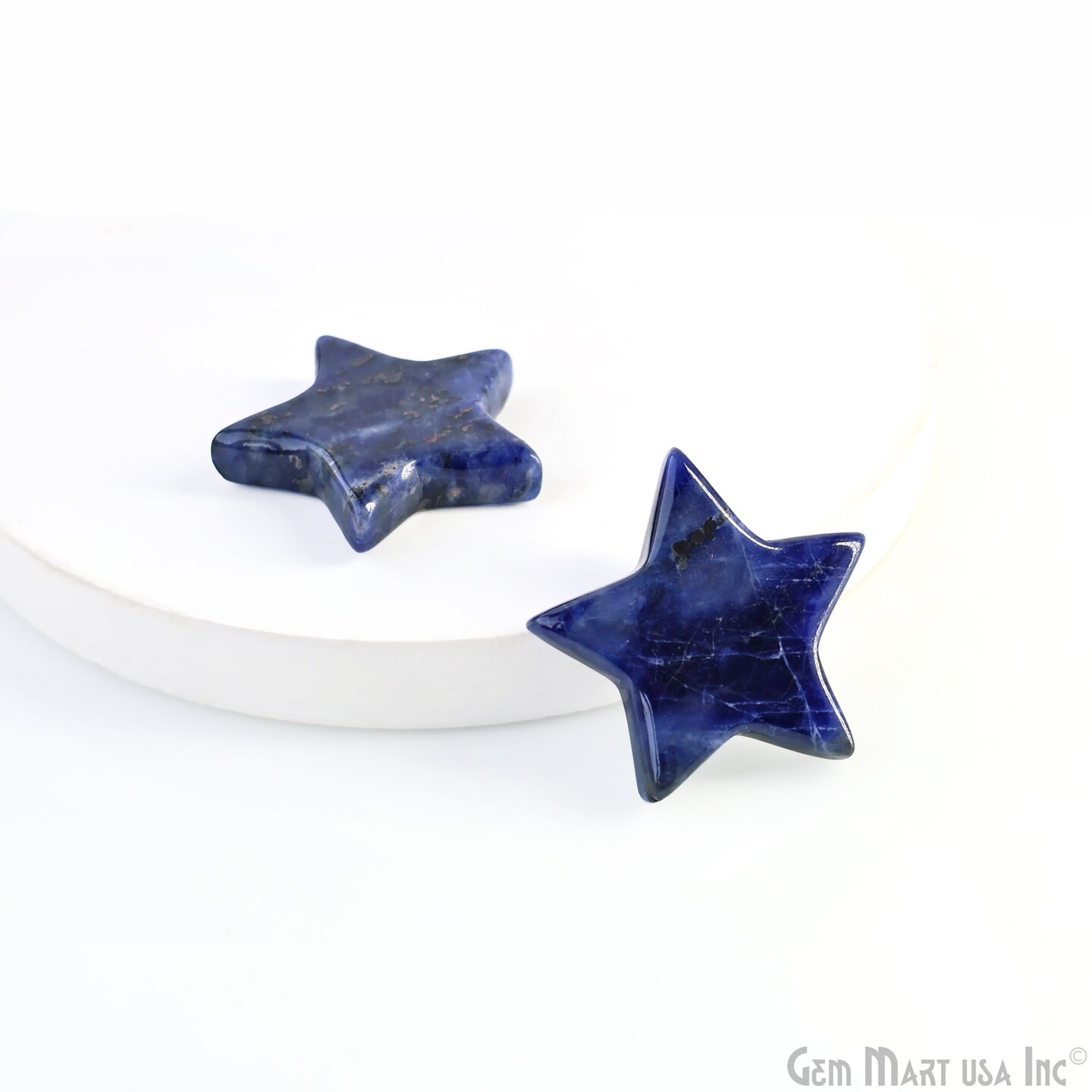 Star Crystal Gemstone, Natural Healing Star Gems, Pocket Sized DIY Gems, Home D&#xE9;cor Accents, 30mm, GemMartUSA (14302)