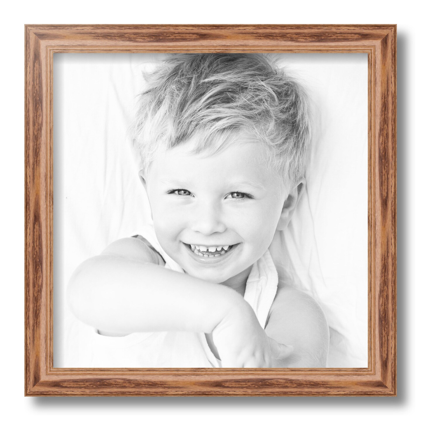 ArtToFrames 14x14 Inch Picture Frame, This 1.25 Inch Custom Wood Poster Frame is Available in Multiple Colors, Great for Your Art or Photos - Comes with Regular Glass and Foam Backing 3/16 inch (V-59504-14x14)