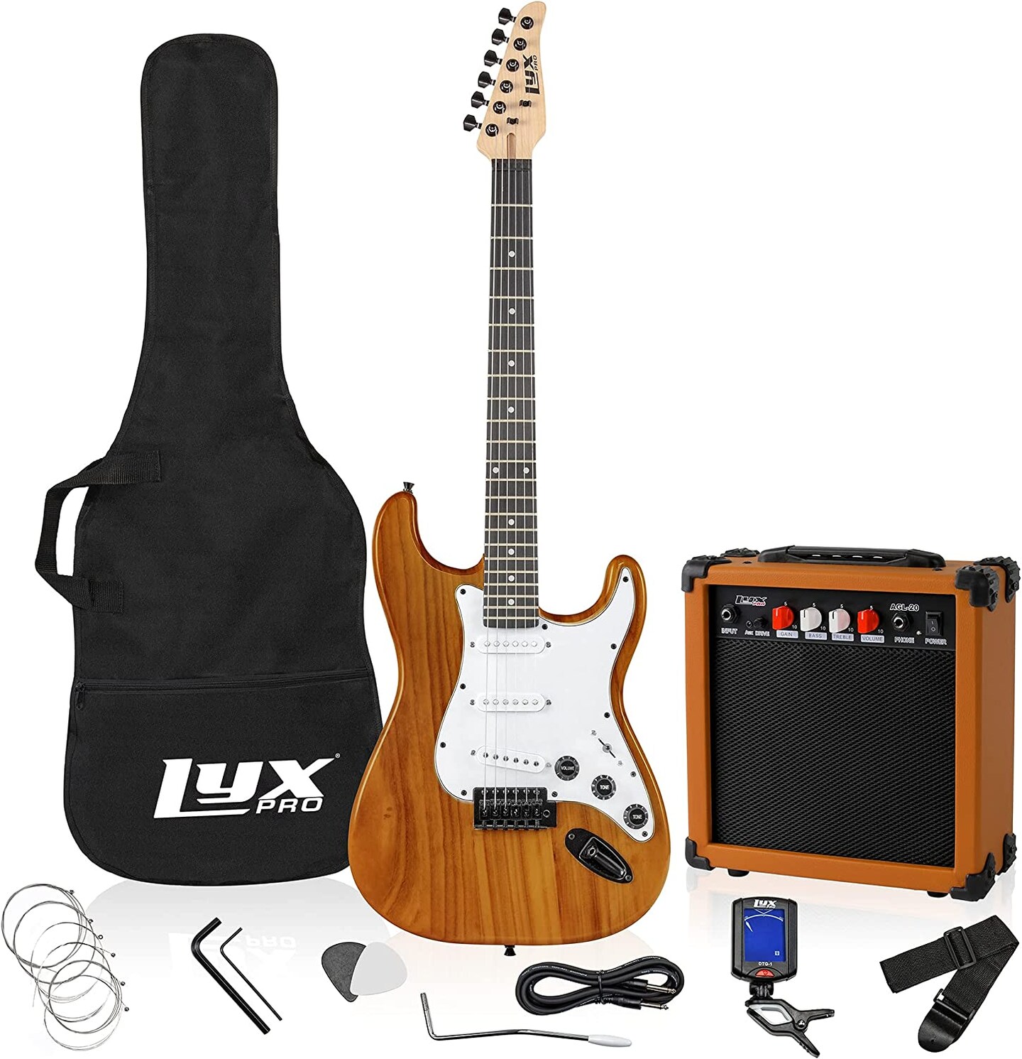 LyxPro 39&#x22; Stratocaster Electric Guitar Beginner Kit