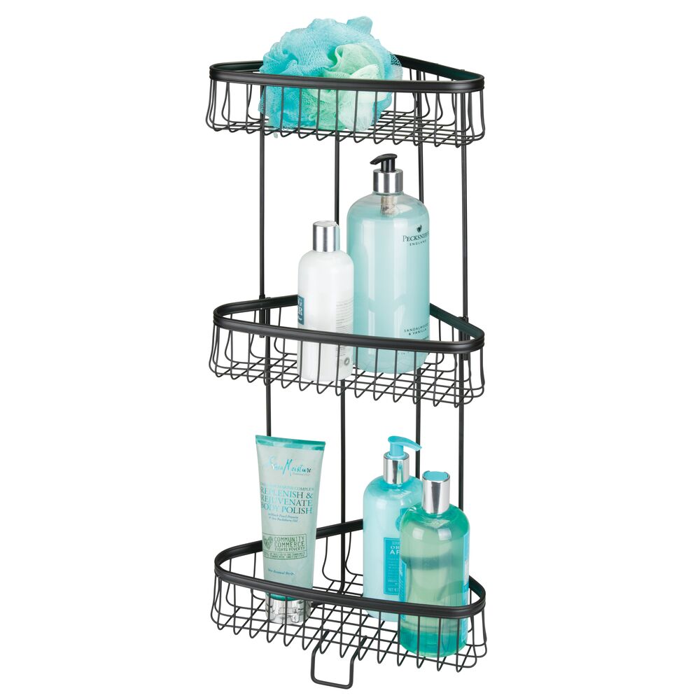 Metal Bathroom Corner Rack Storage Shelves, Bathroom Storage Rack Corner