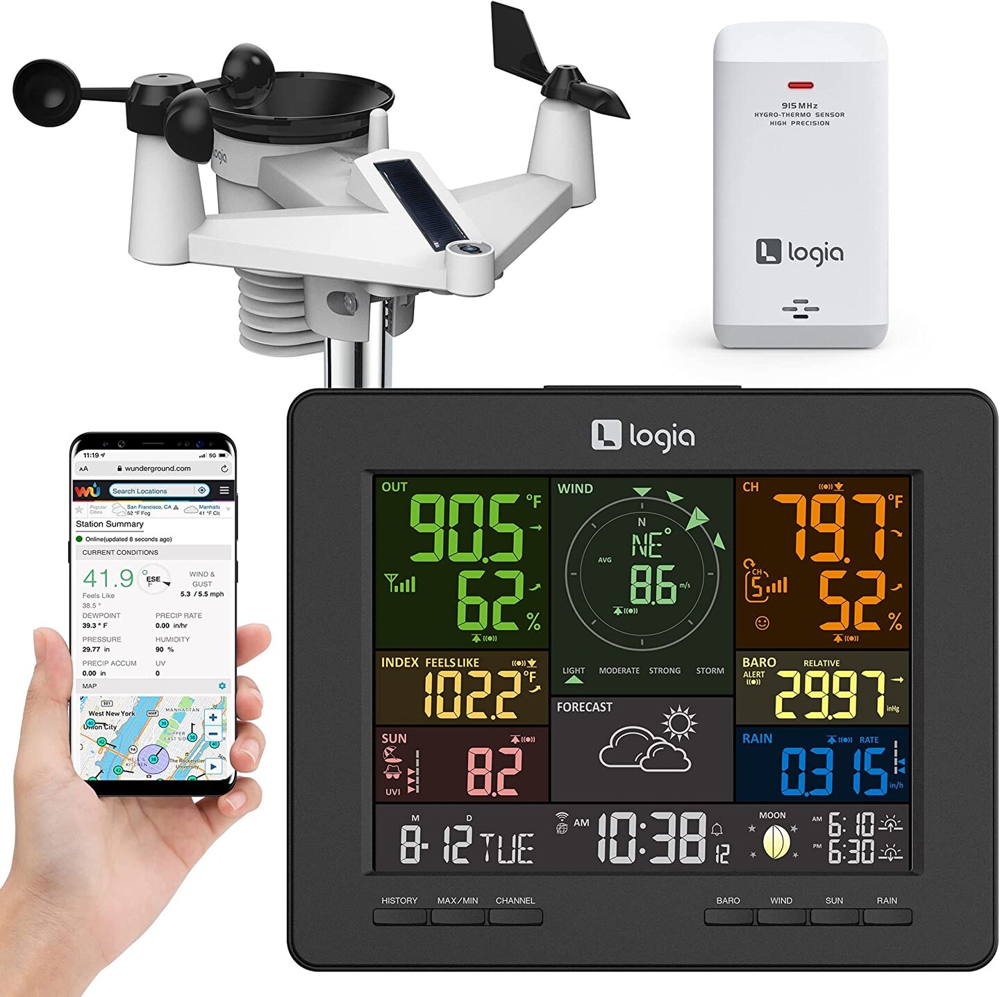 Wi-Fi Wireless Weather Station