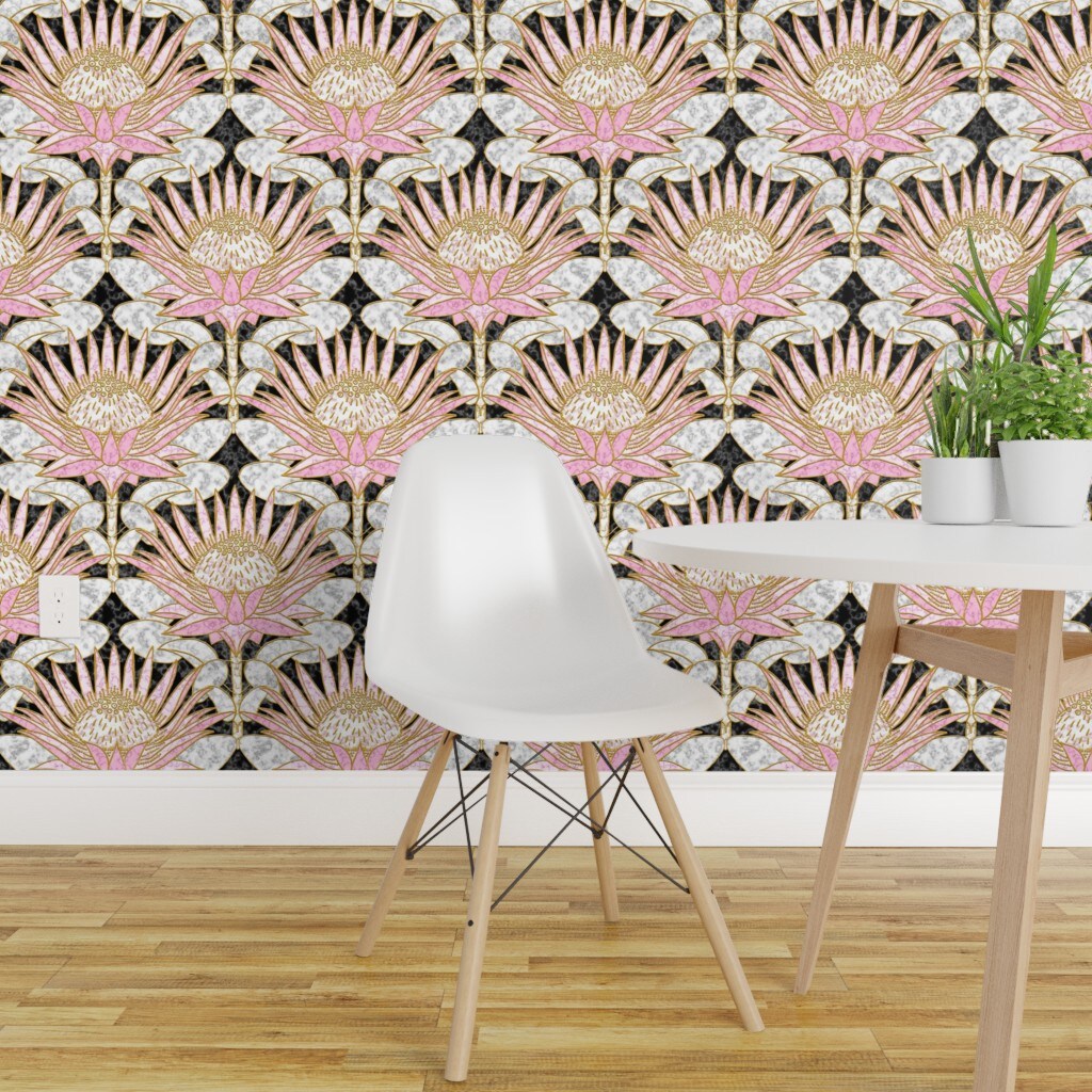 Art deco wallpaper Peel and Stick Wallpaper For All Rooms  Self Adhes   Scandi Home