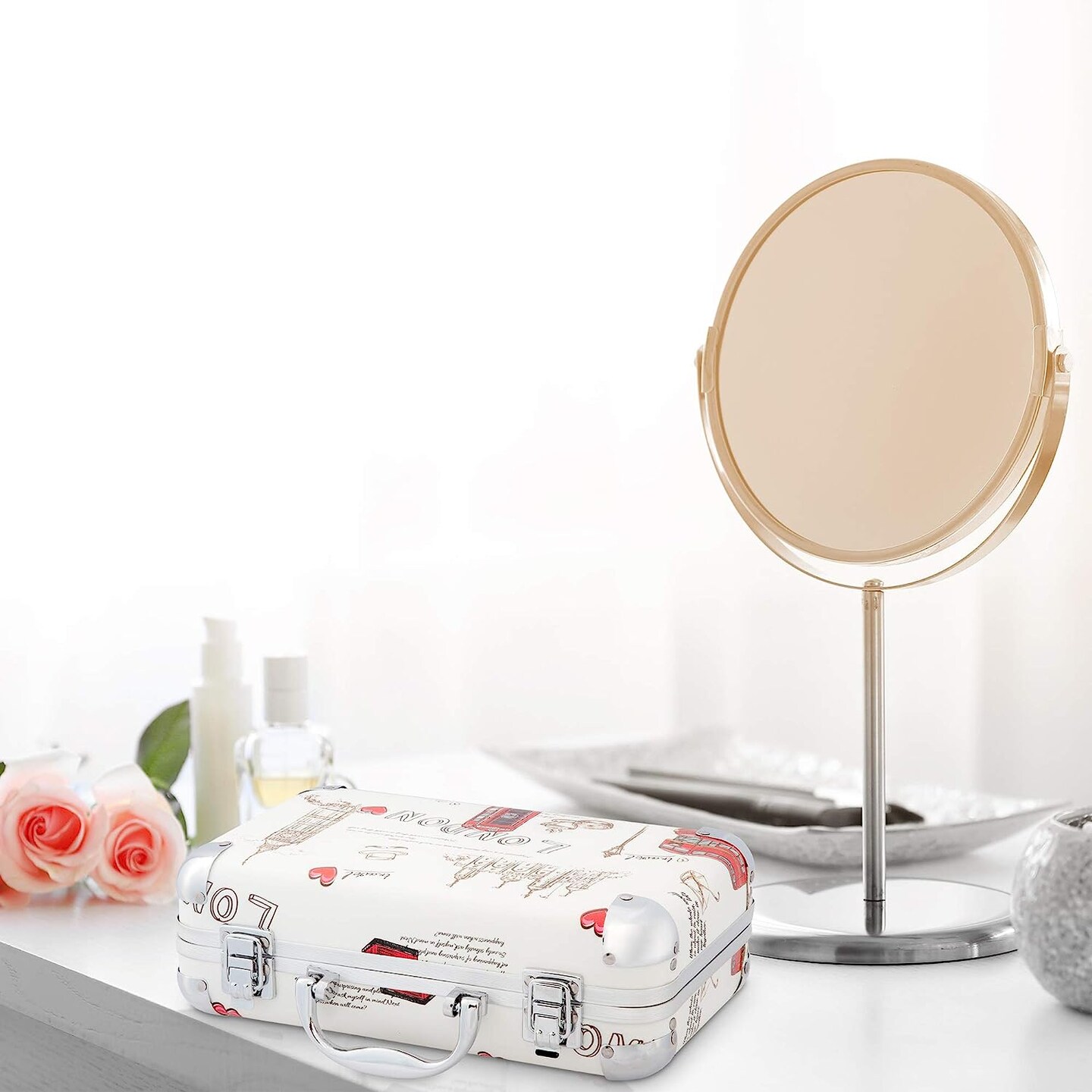 Vokai 74 Piece Makeup W/Eye Shadow, Glitter, Lip & Eye Liners, Lipstick, Blush, Concealer, Lip Gloss & Bronzer