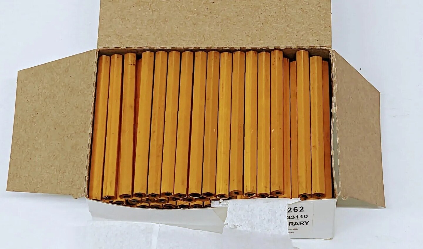 Kitcheniva Box of 144 Unsharpened Pencils Yellow No Erasers