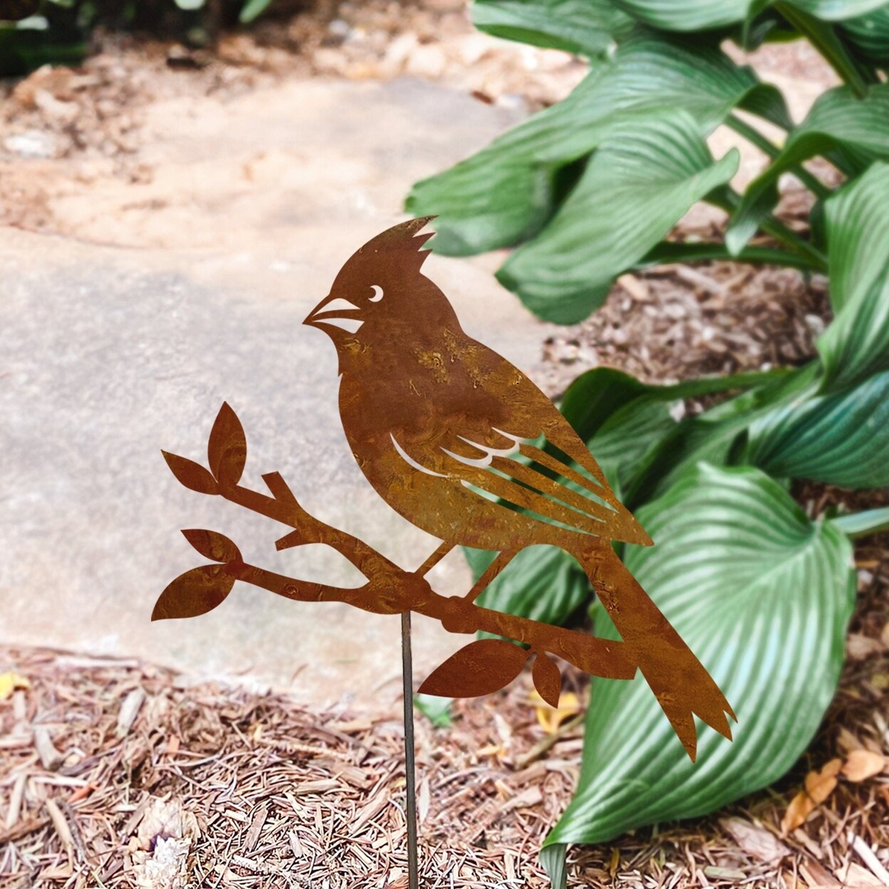 Prairie Dance Cardinal Garden Stake
