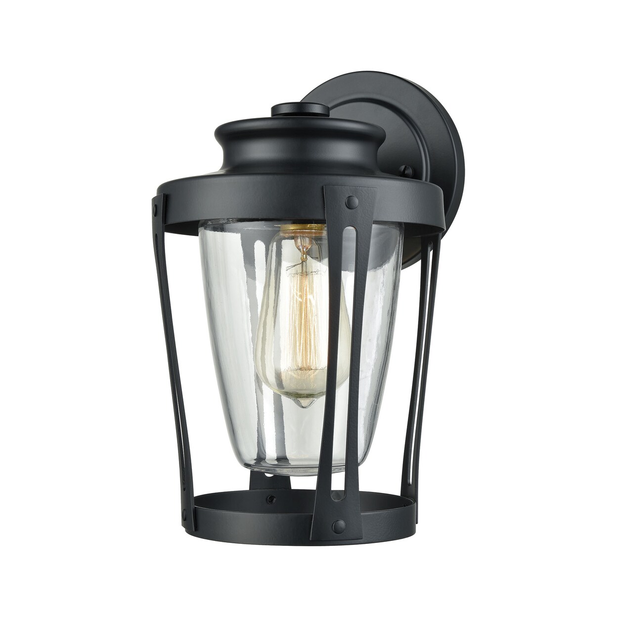 Fullerton 11 High 1-Light Outdoor Sconce - Matte Black