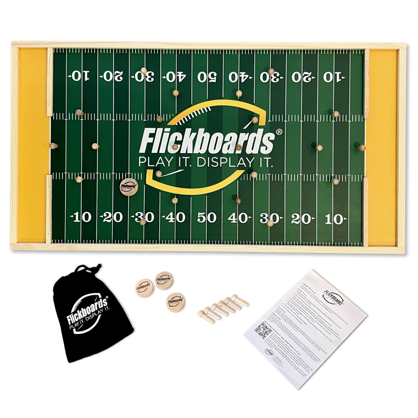 Flickboards Football Simulation Tabletop Games - Indoor and Outdoor Family Games