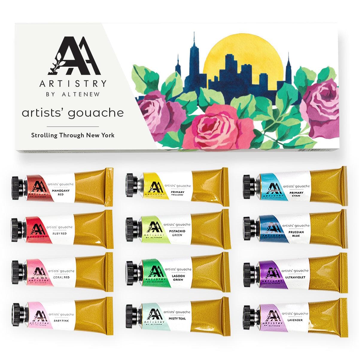 Artists&#x27; Gouache Set - Strolling Through New York