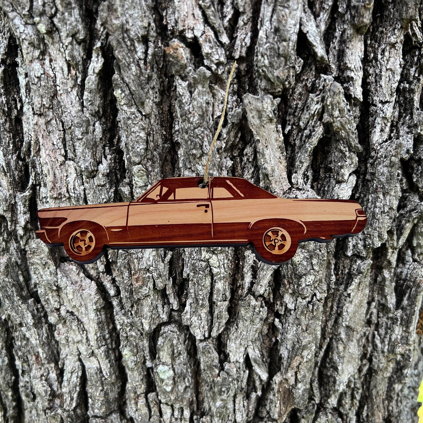Muscle Car - Cedar Ornament