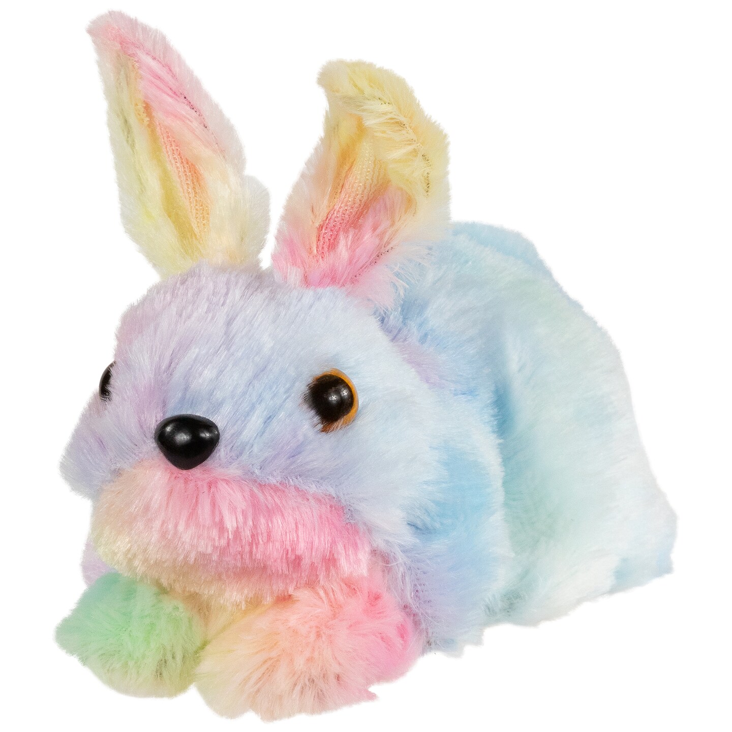 Northlight Plush Pastel Tie Dye Easter Bunny Figurine - 7" - Multicolor