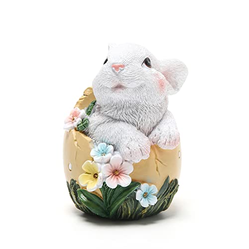 Hodao Easter Bunny Decorations Spring Home Decor Bunny Figurines(Resurrection Protein Rabbit 2pcs)