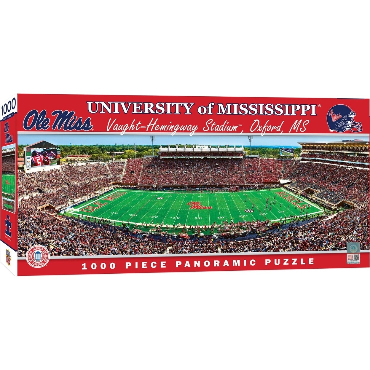 MasterPieces Ole Miss Rebels - 1000 Piece Panoramic Jigsaw Puzzle