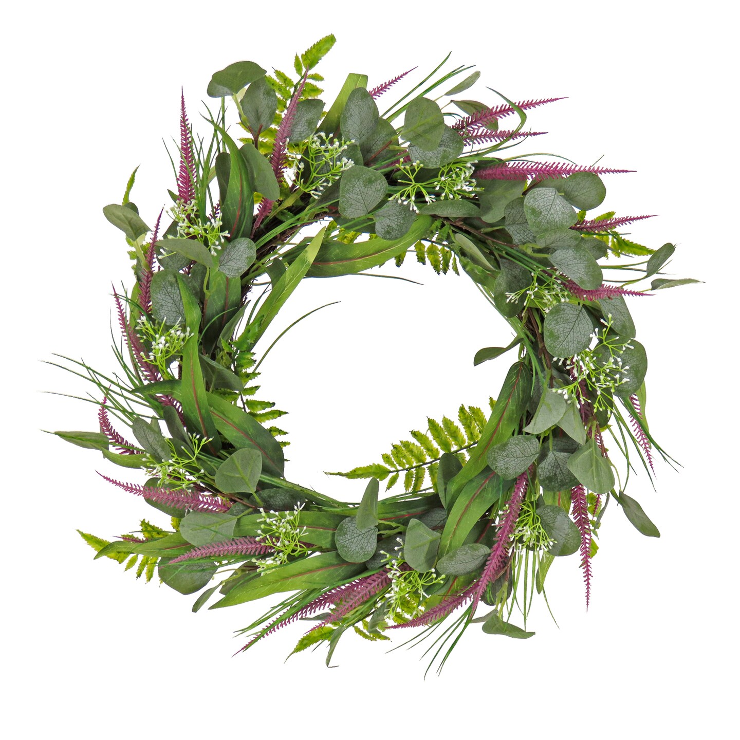 22&#x22; Eucalyptus and Lavender Wreath