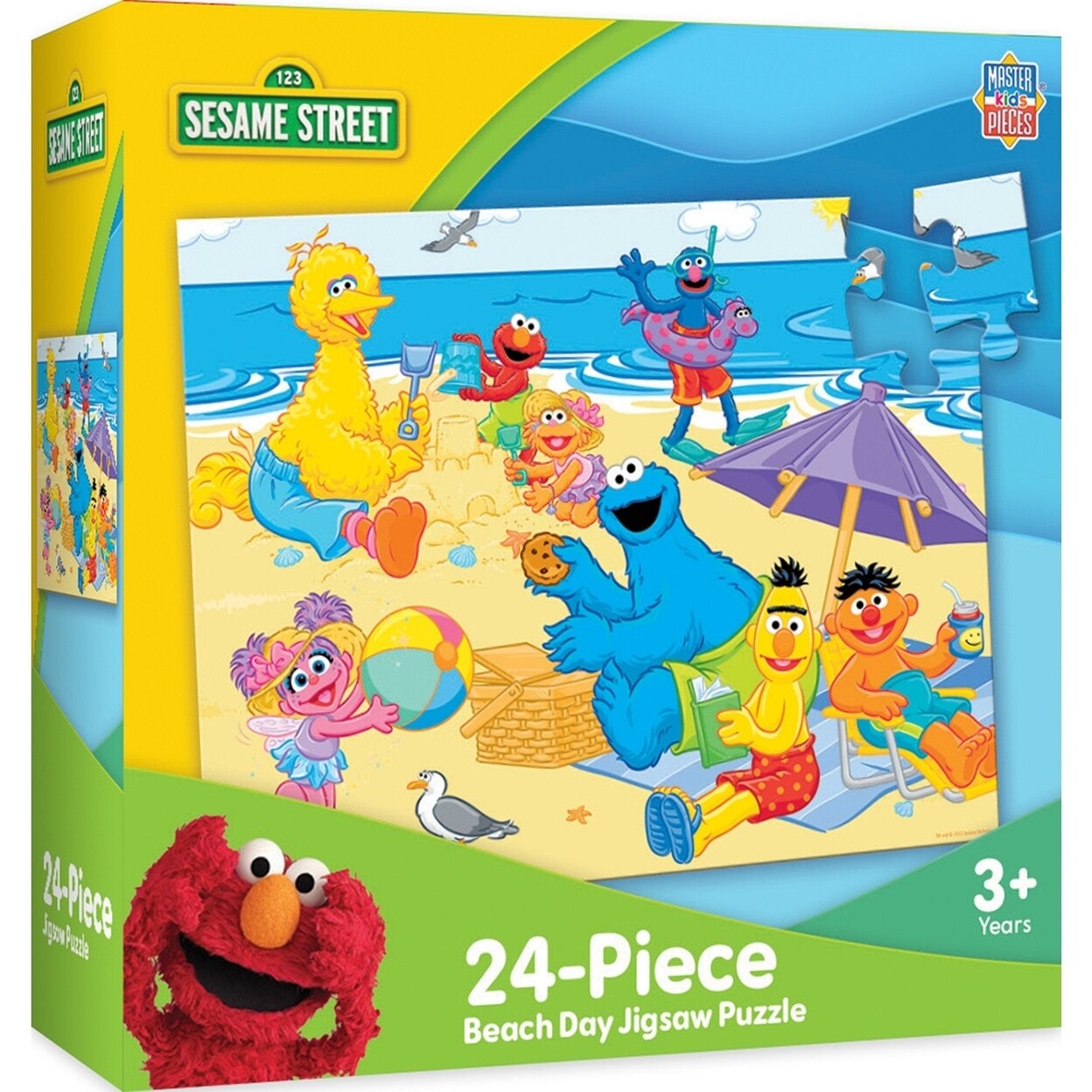 MasterPieces Sesame Street - Beach Day 24 Piece Jigsaw Puzzle
