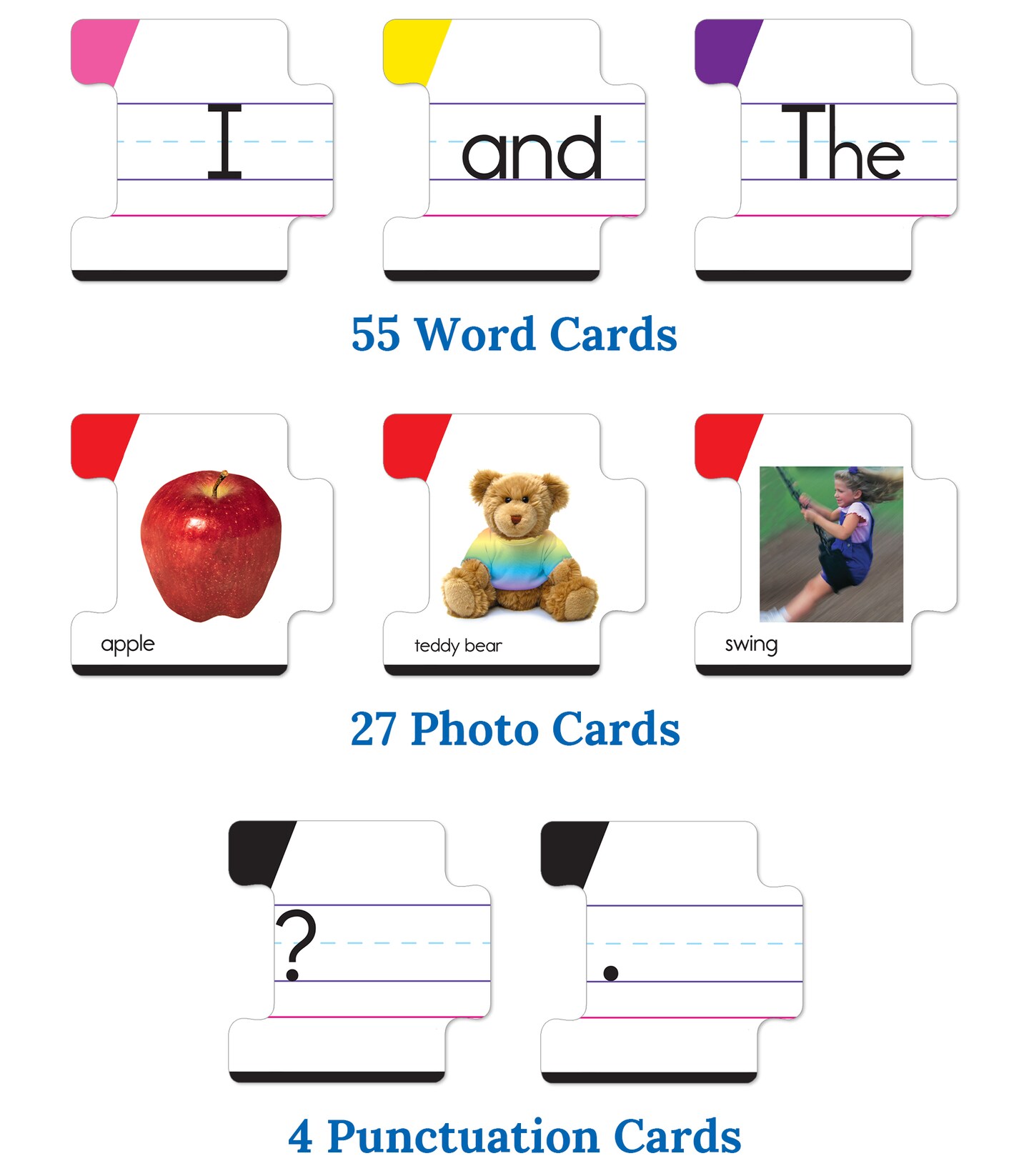 Key Education 86-Piece Sentence Building for Kids, Toys for Speech Therapy, Sight Word Games for Kindergarten, 1st and 2nd Grade Classroom Must Haves, Speech Therapy Activities, Ages 5+