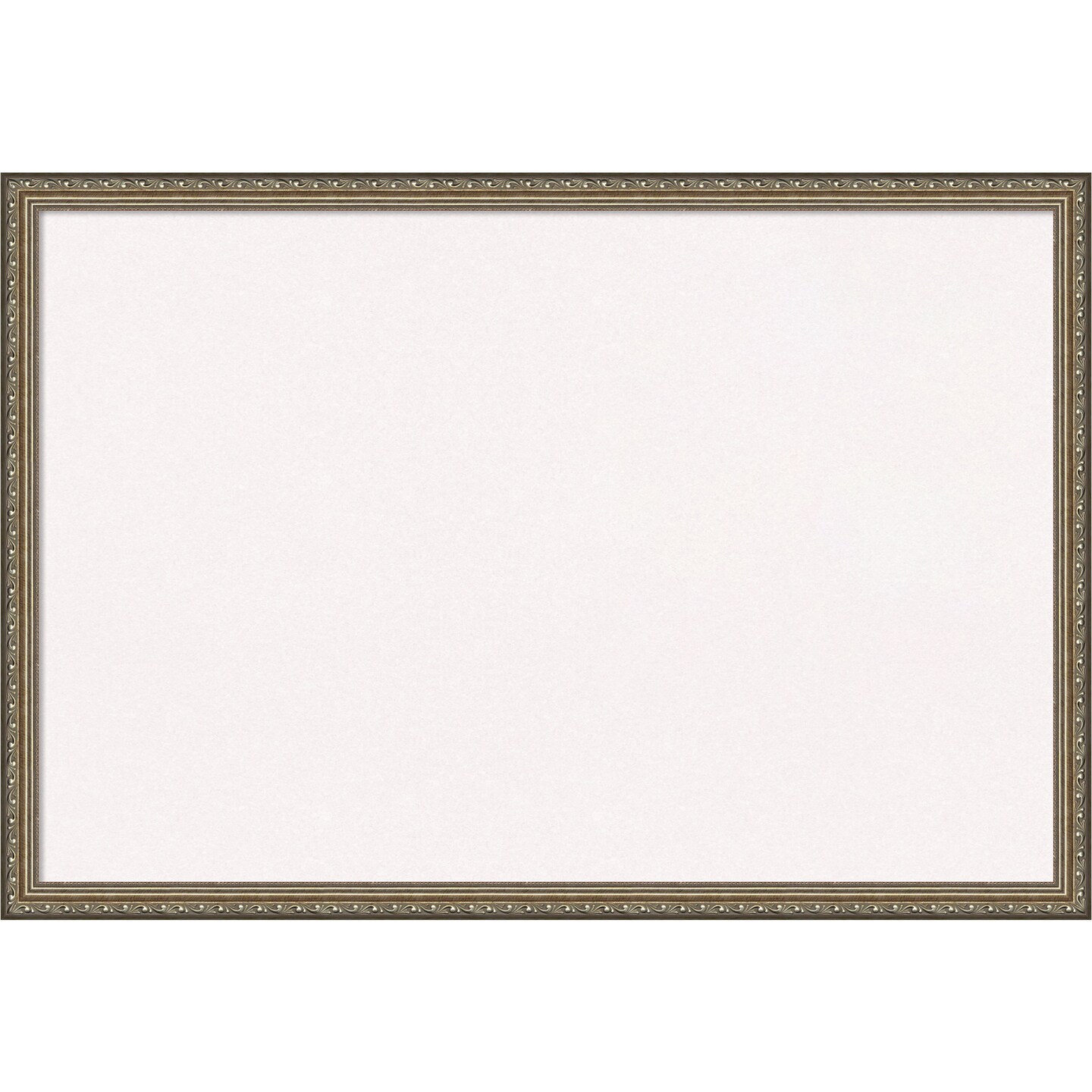 Parisian Silver Wood Framed Corkboard, White Cork