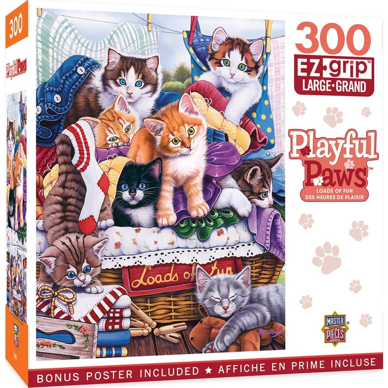 MasterPieces Playful Paws - Loads of Fun 300 Piece EZ Grip Jigsaw Puzzle