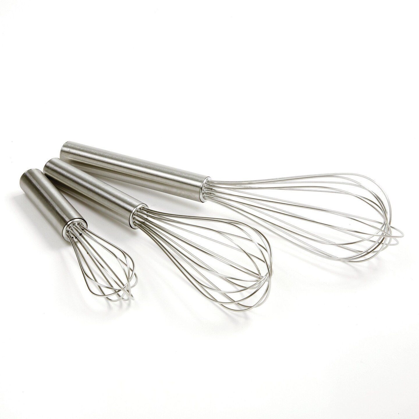 Kitcheniva Set of 3 STAINLESS STEEL BALLOON WIRE WHISK 8/10/12 inch