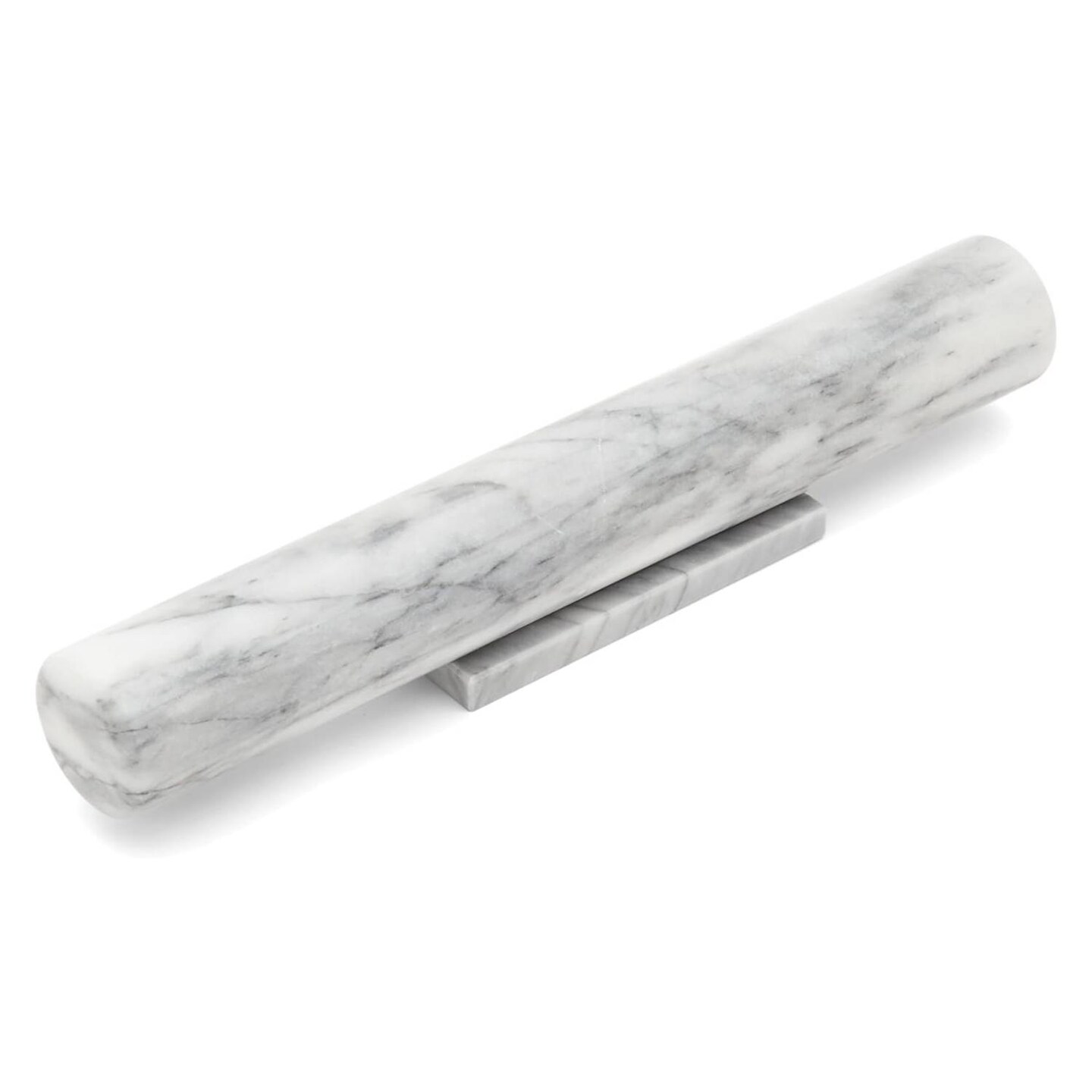 Fox Run French Marble 11" Rolling Pin with Base, 3 x 13 x 3 inches