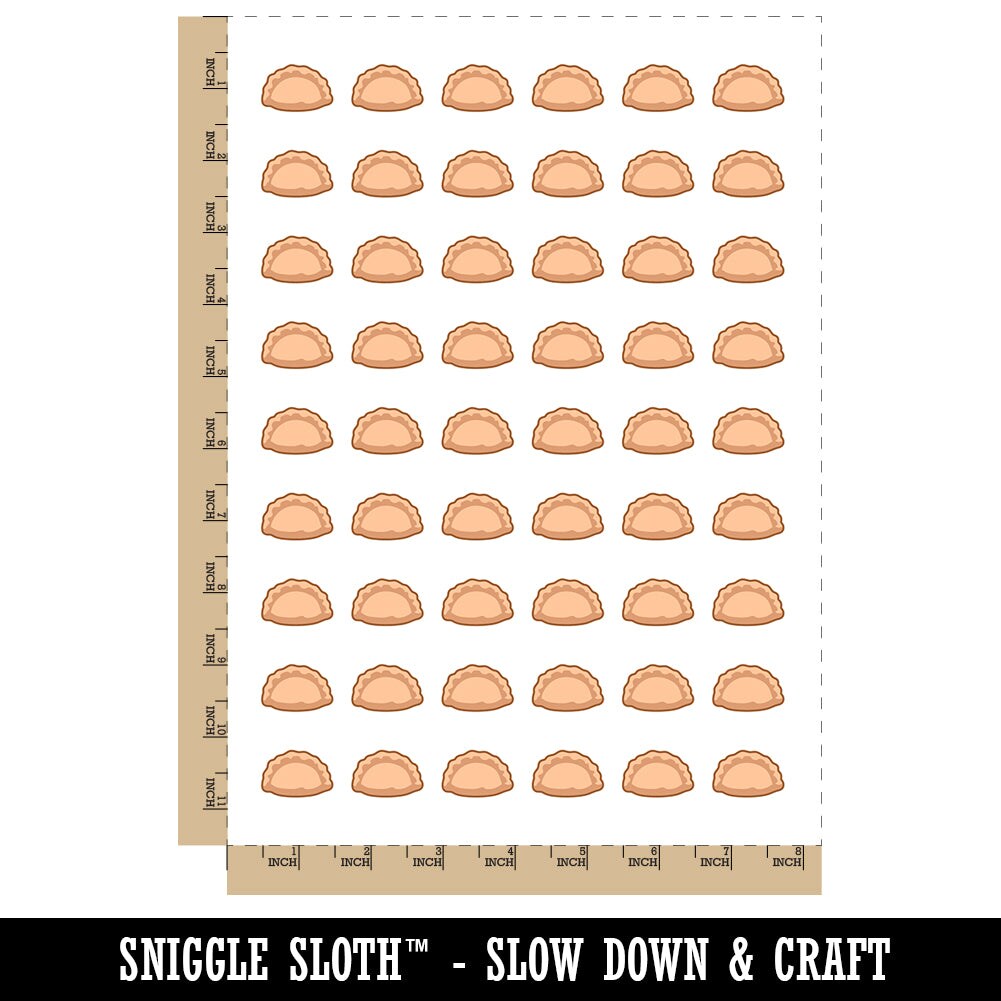 Pierogi Delicious Dumpling Temporary Tattoo Water Resistant Fake Body Art Set Collection (1 Sheet)