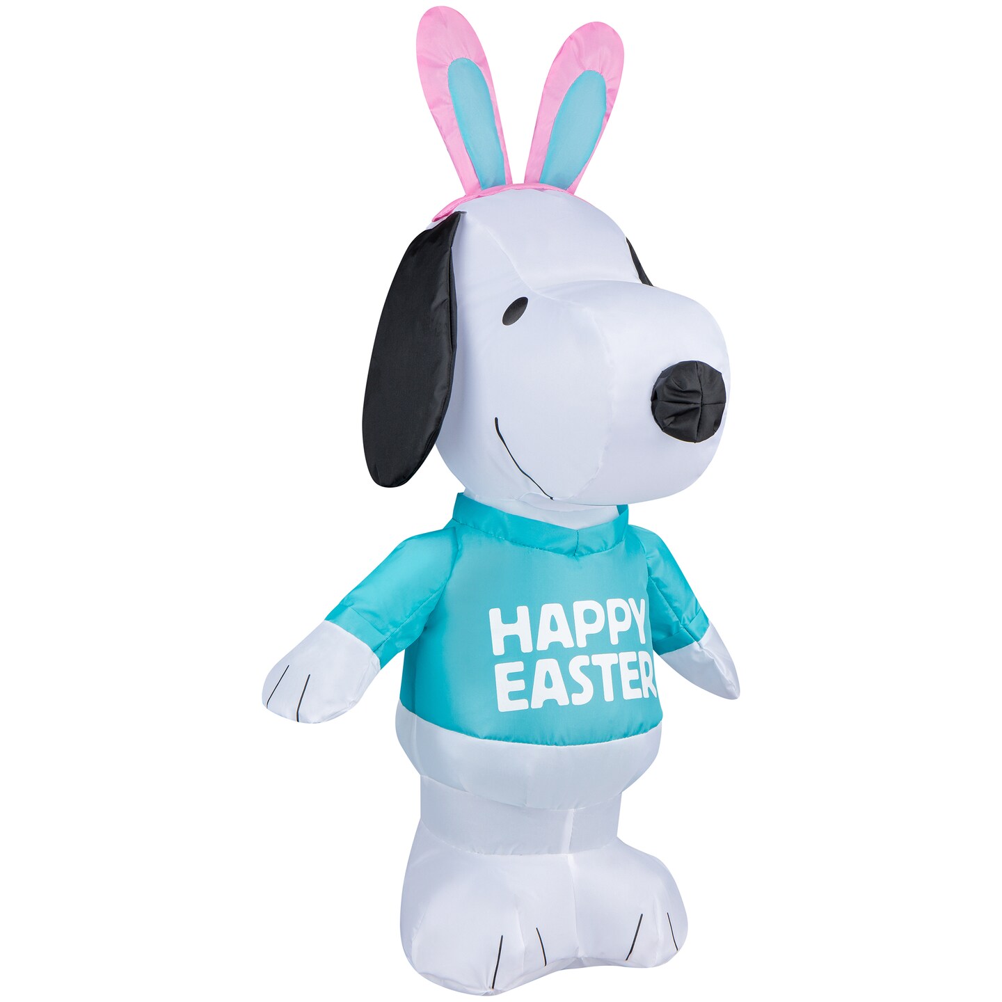 National Tree Company Inflatable Snoopy Decoration, Self Inflating, 4 AA Batteries Required, Easter Collection, 19 Inches