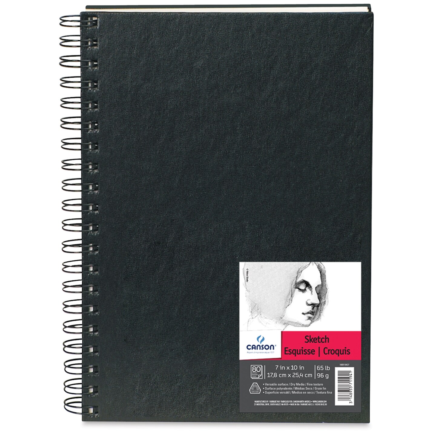 Canson Universal Hardcover Sketchbook - 7&#x22; x 10&#x22;, 80 Sheets