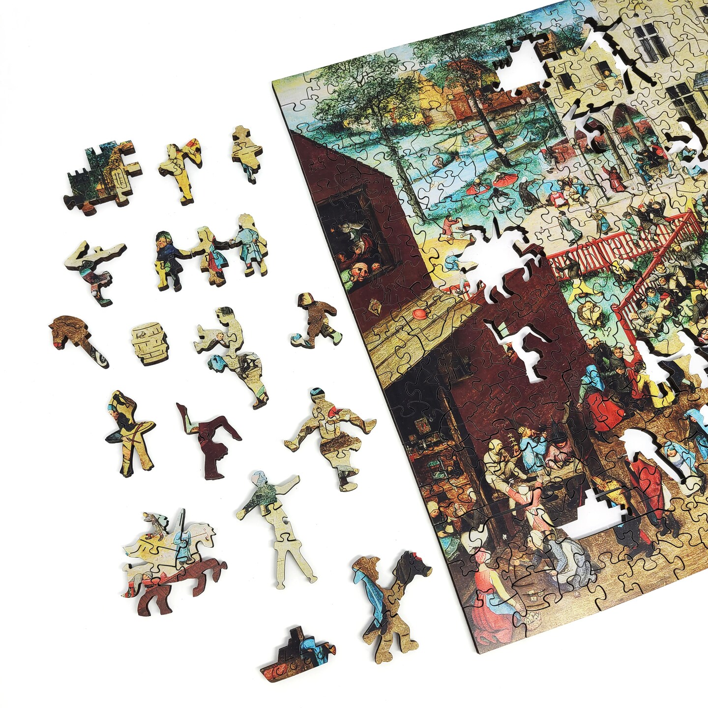 Wooden Jigsaw Puzzles for Adults - Uniquely Shaped Pieces - made