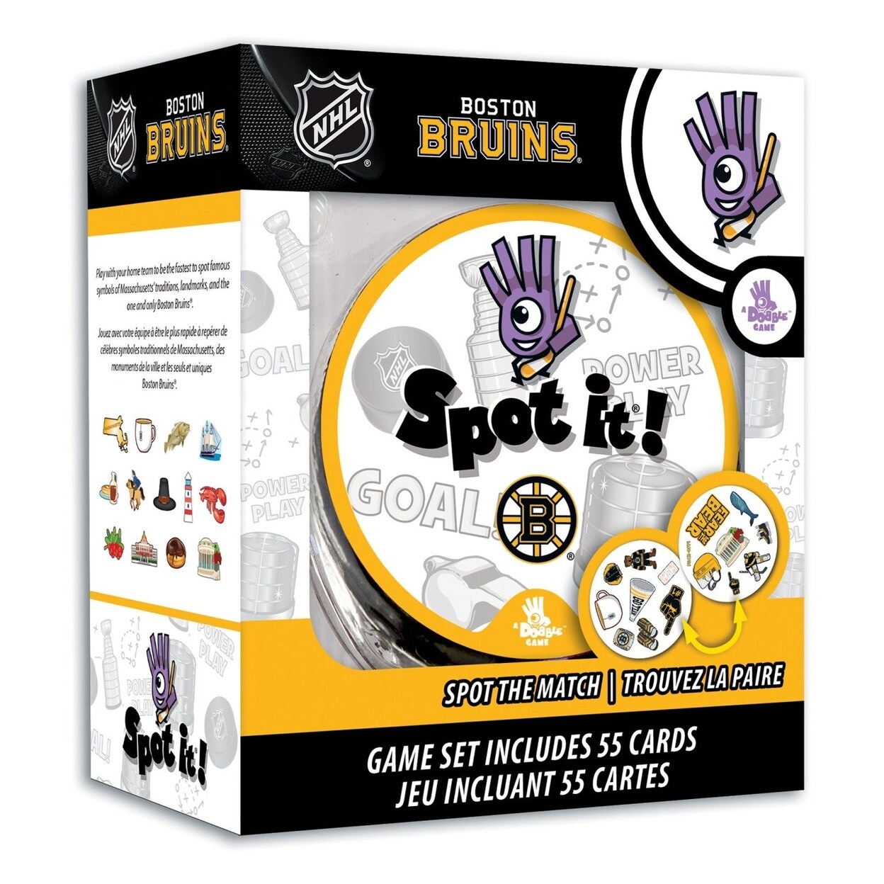 MasterPieces Boston Bruins Spot It! Card Game