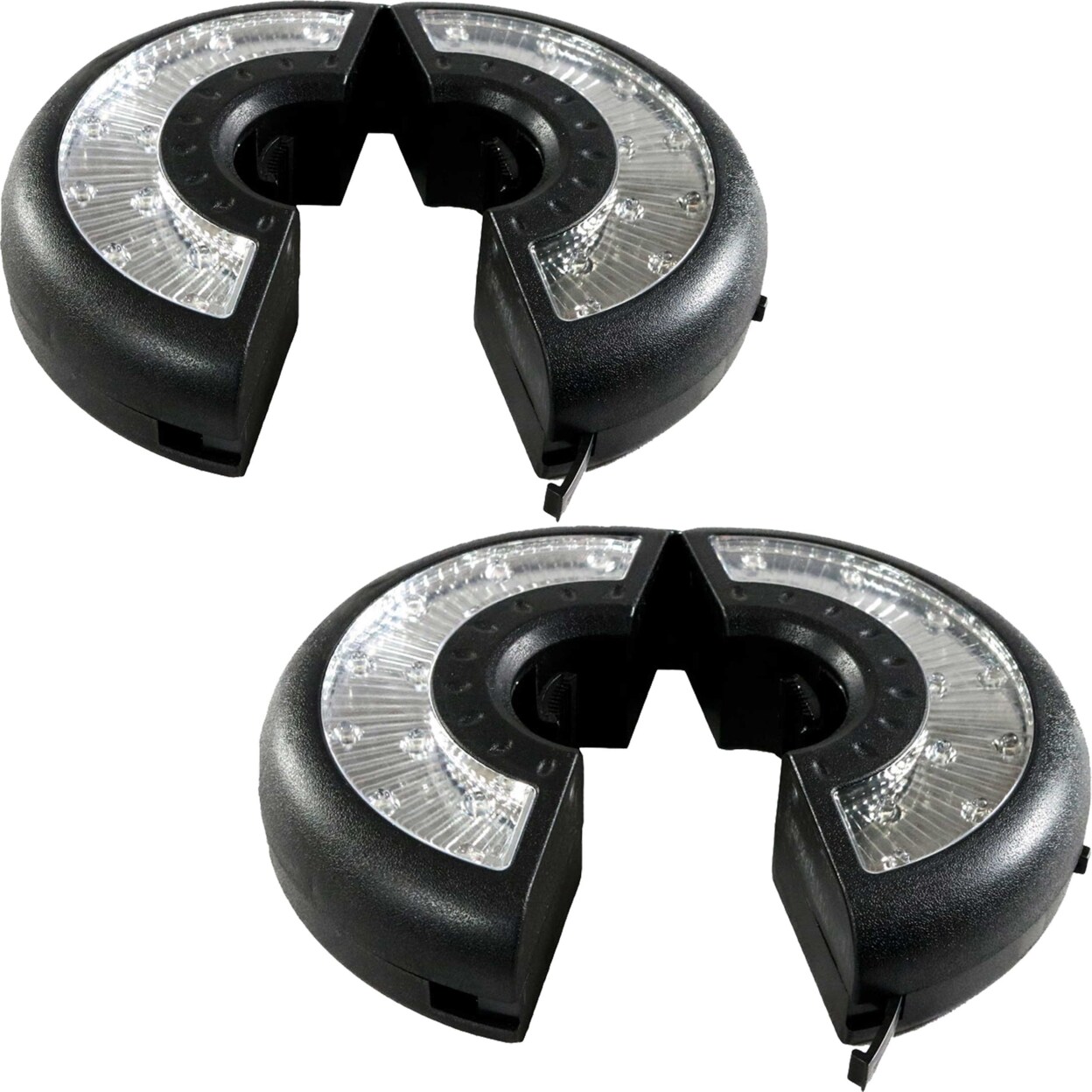 Sunnydaze 2-Panel Battery-Operated Patio Umbrella Pole Light - Set Of 2