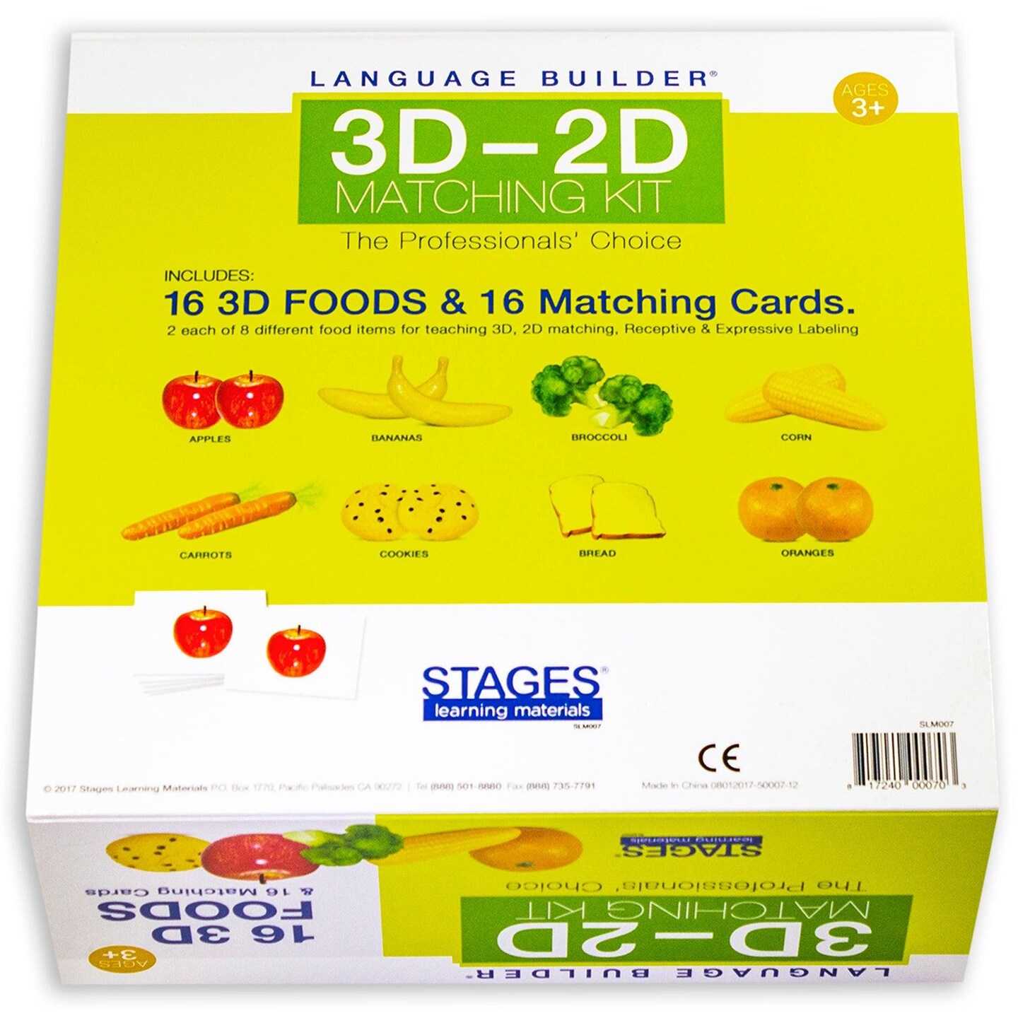 Language Builder&#xAE; 3D-2D Matching Kit, Foods