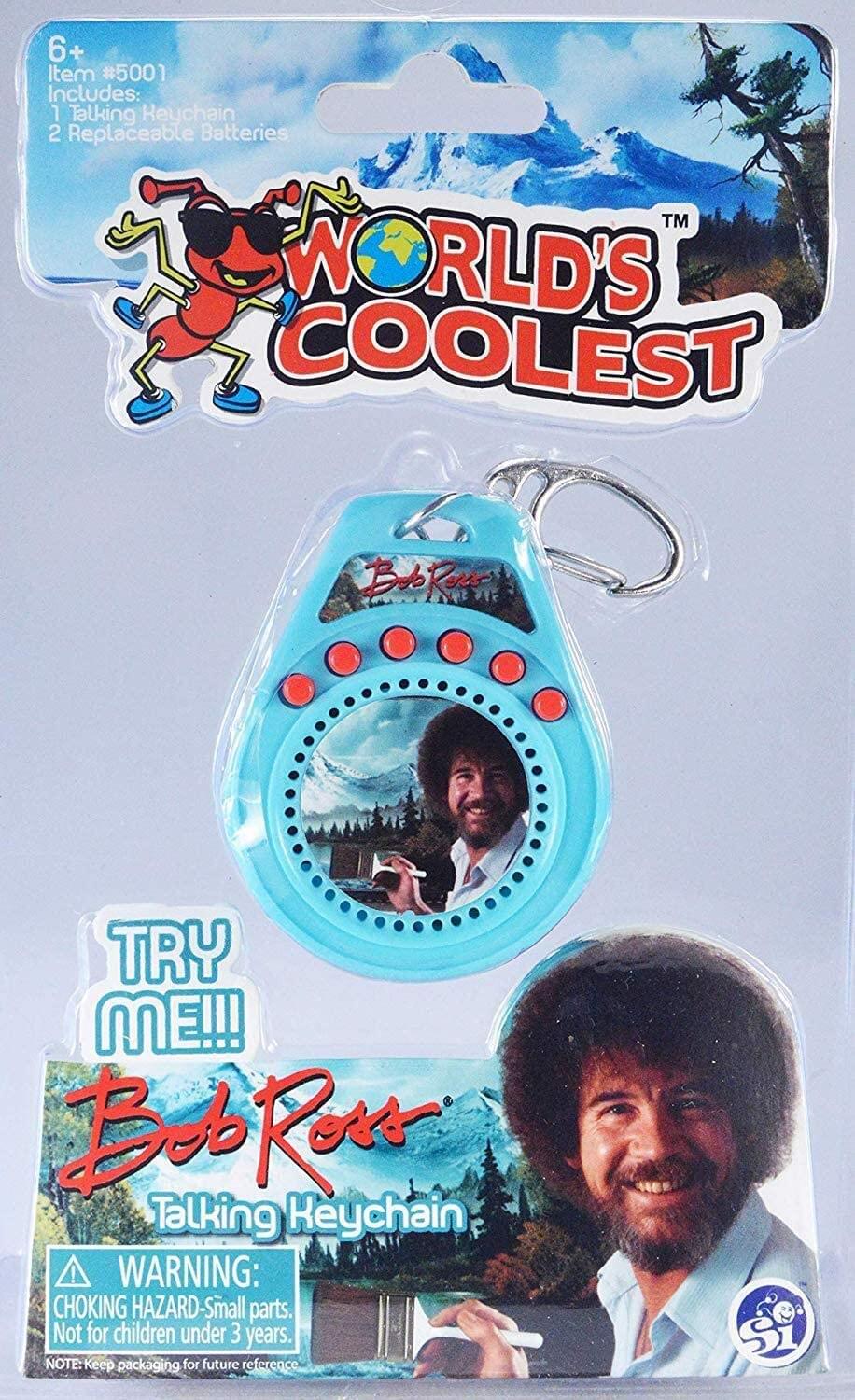 World&#x27;s Coolest Bob Ross Talking Keychain