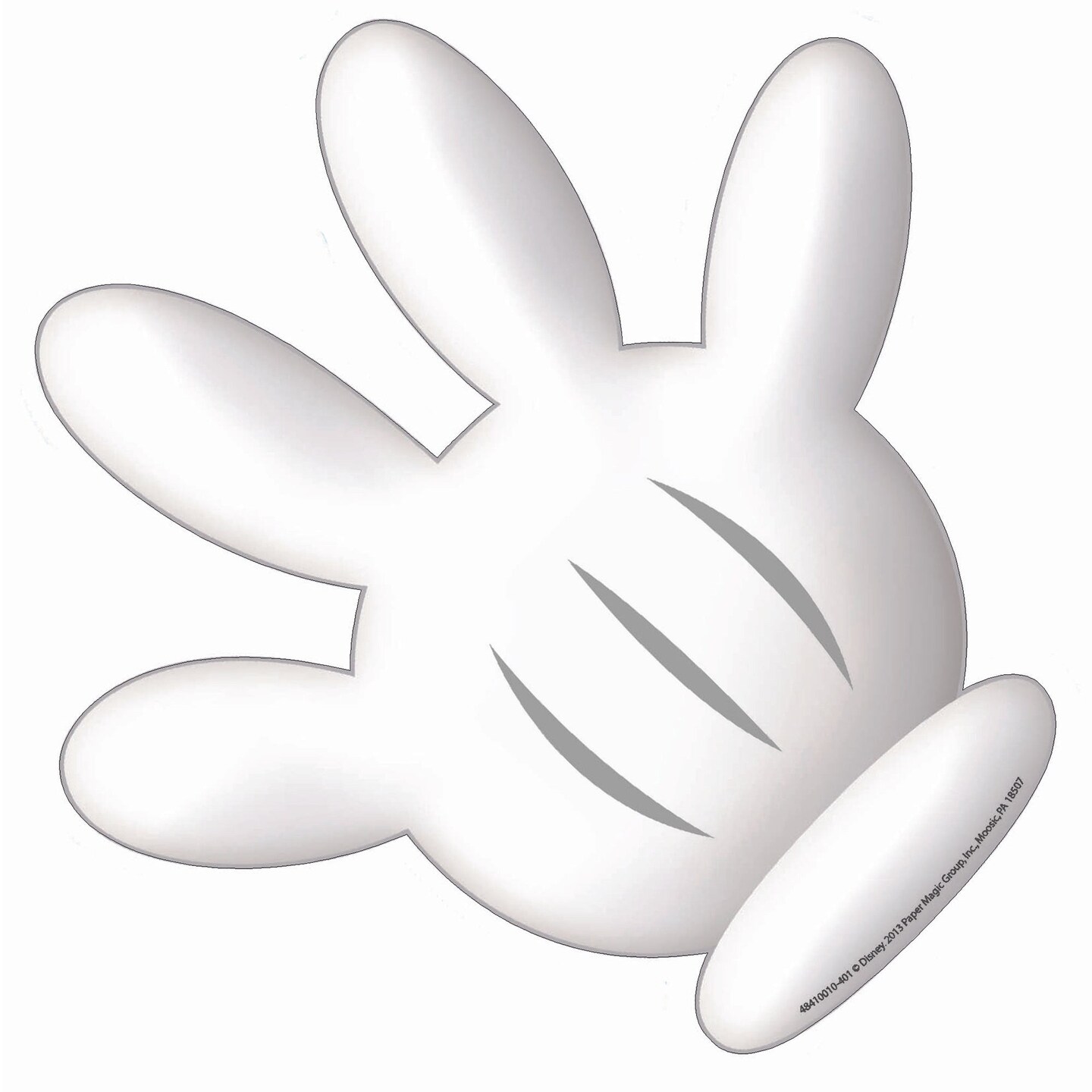 Mickey Mouse Clubhouse&#xAE; Hand Paper Cut Outs, 36 Per Pack, 3 Packs