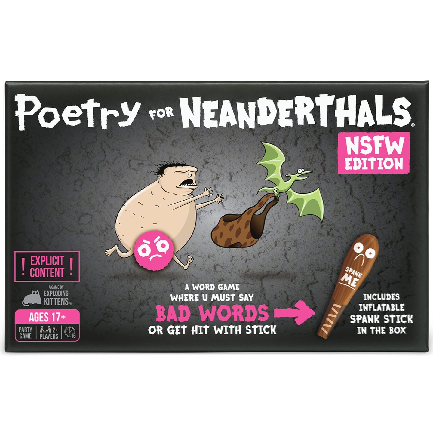 Exploding Kittens LLC Poetry for Neanderthals NSFW Edition by Exploding Kittens - Card Games