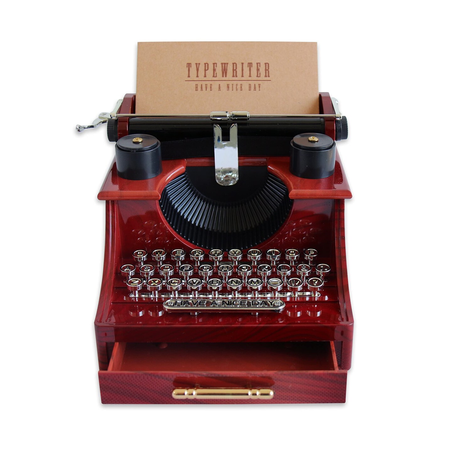 Vintage Typewriter Music Box for Home/Office/Study Room Décor Decoration