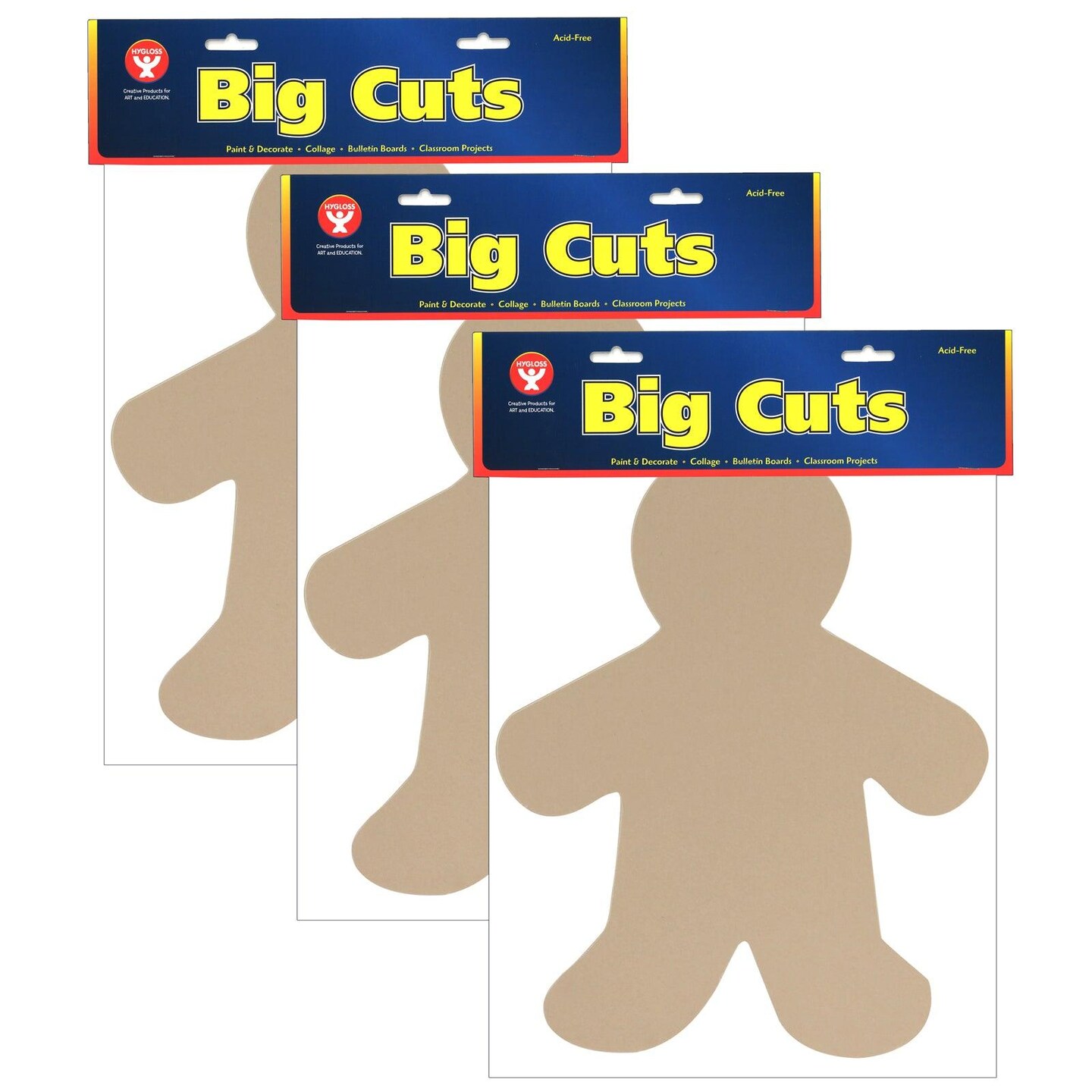 People Cut-Out, 16&#x22; Me Kid, 25 Per Pack, 3 Packs